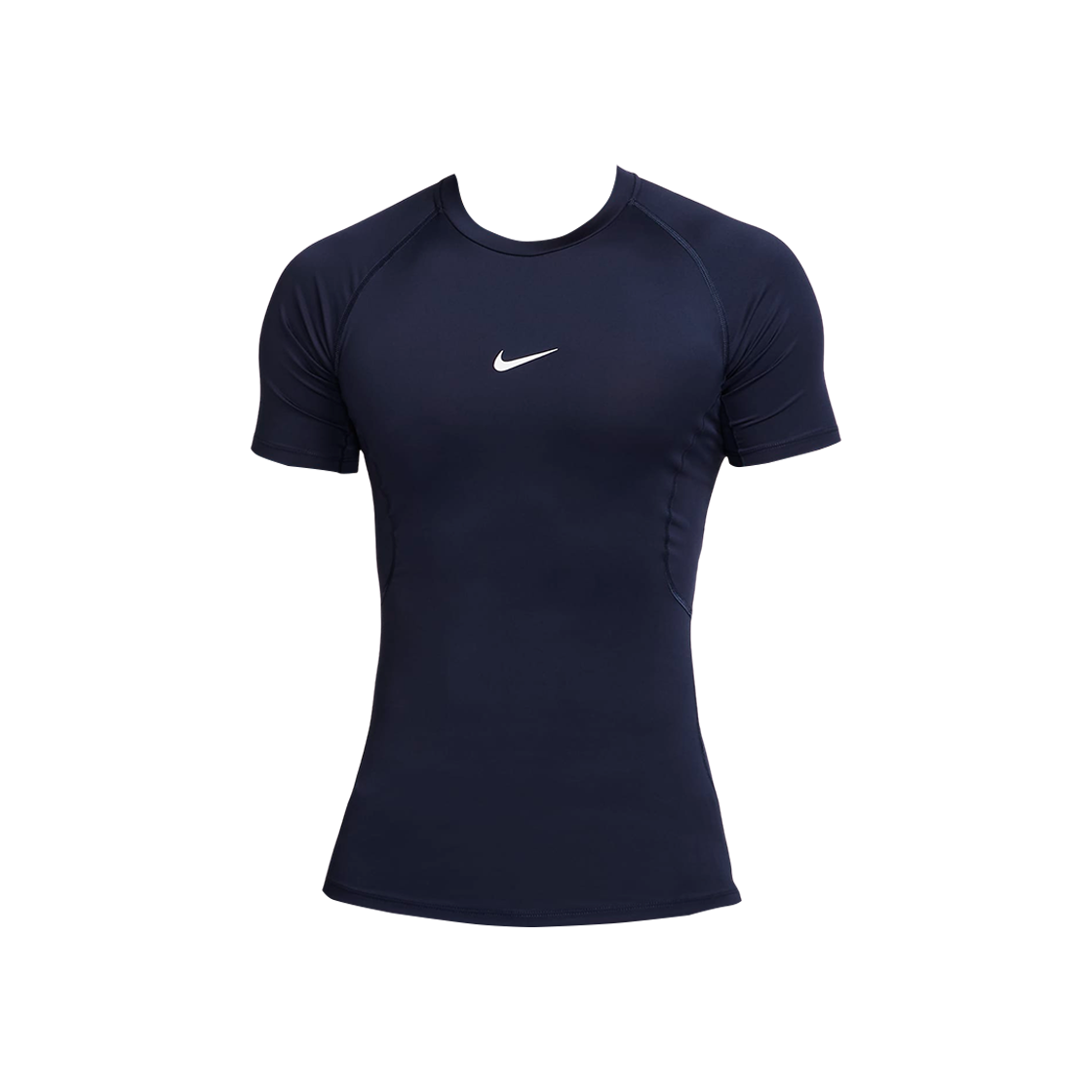 나이키 프로 드라이핏 타이트 숏슬리브 피트니스 탑 옵시디언 - 아시아(Nike Pro Dri-Fit Tight Short Sleeve Fitness Top Obsidian - Asia)