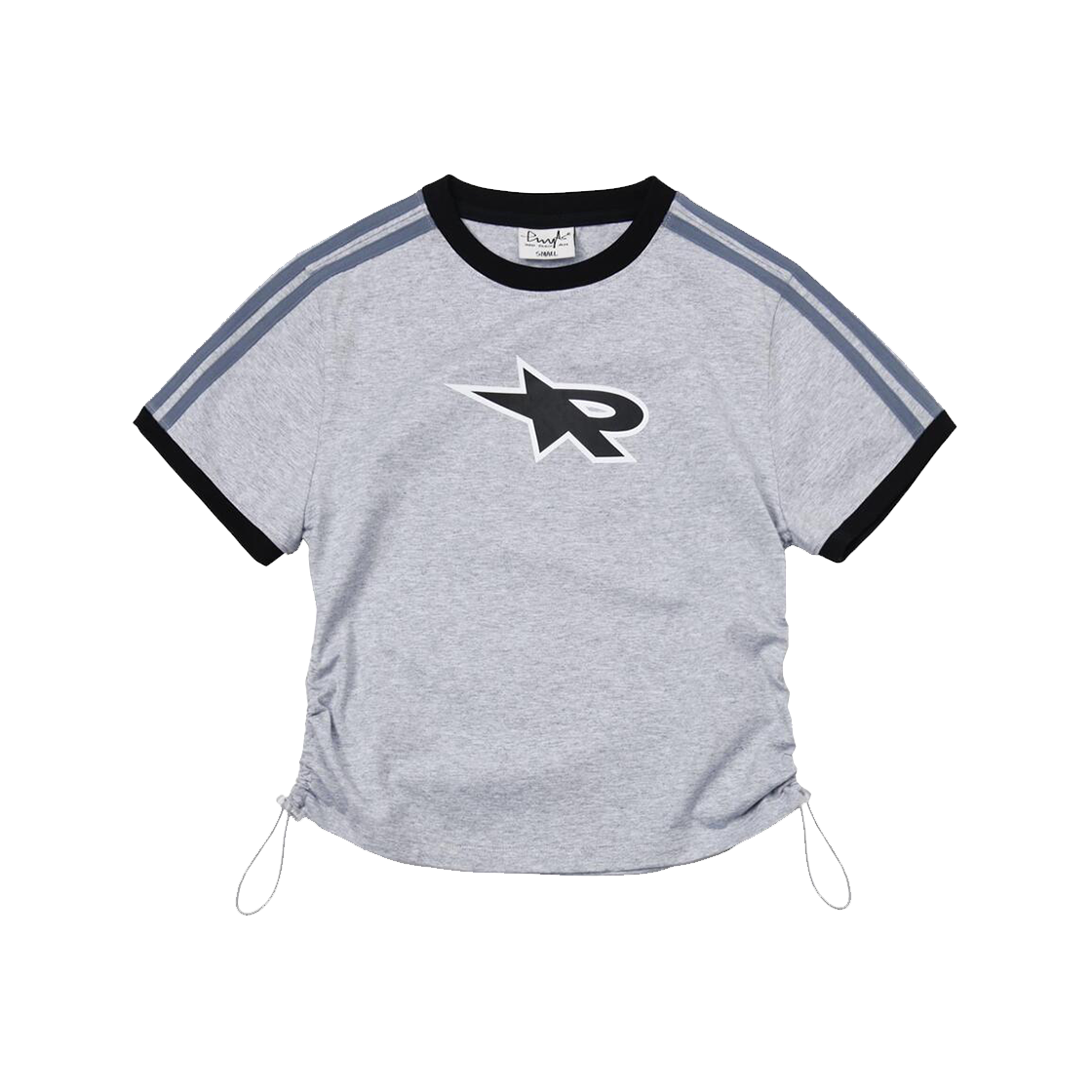 PFM1SS203AGR Phyps Dept Women's Acting Logo String T-Shirt Grey