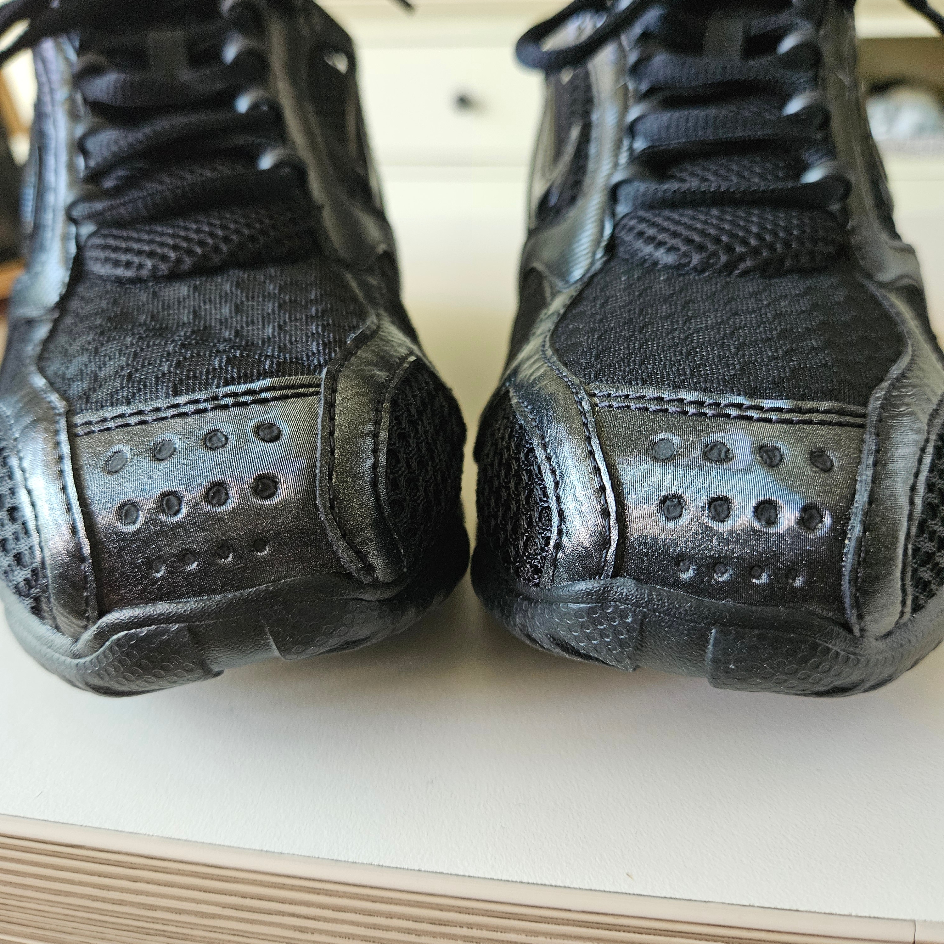 Nike Air Zoom Spiridon Cage 2 Black Anthracite 착용 스타일 - 1
