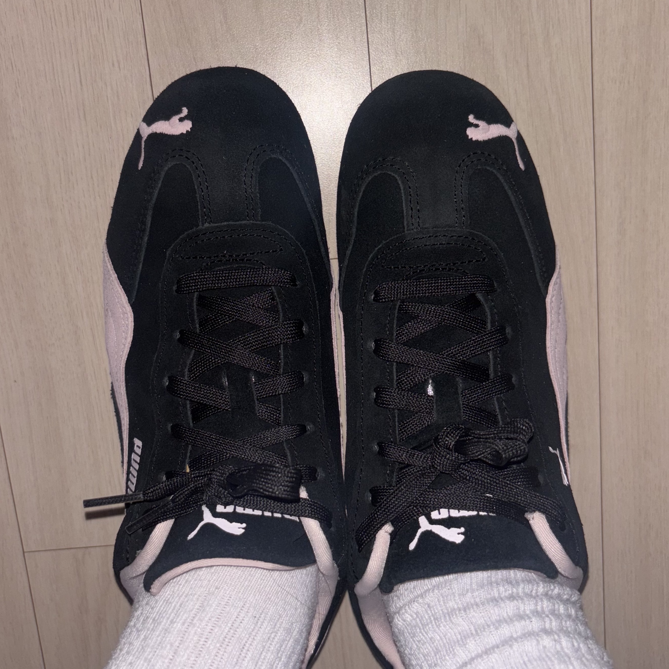 Puma Speedcat OG Black Mauve Mist 착용 스타일 - 2