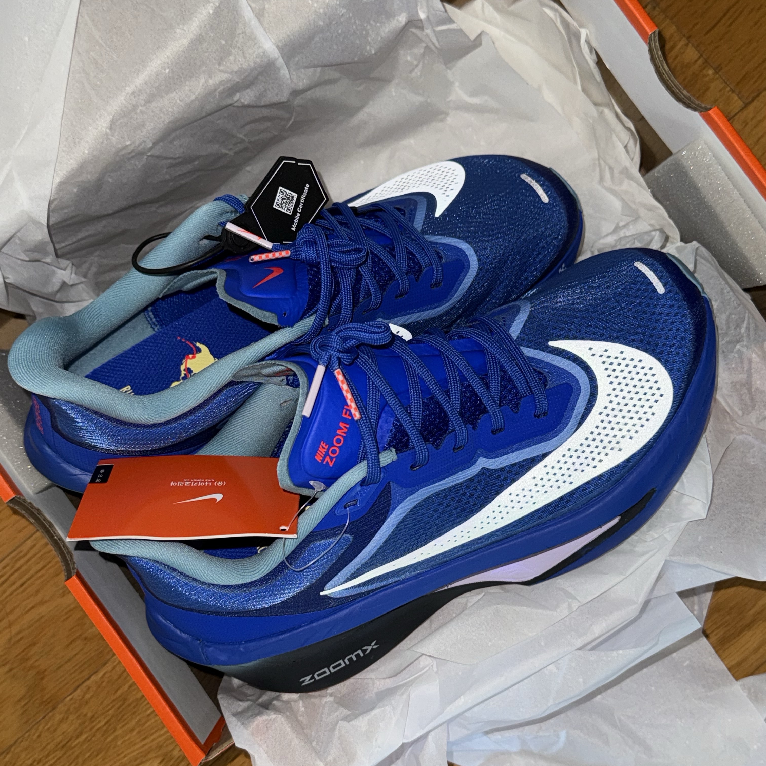 Nike Zoom Fly 6 Racer Blue Denim Turquoise 착용 스타일