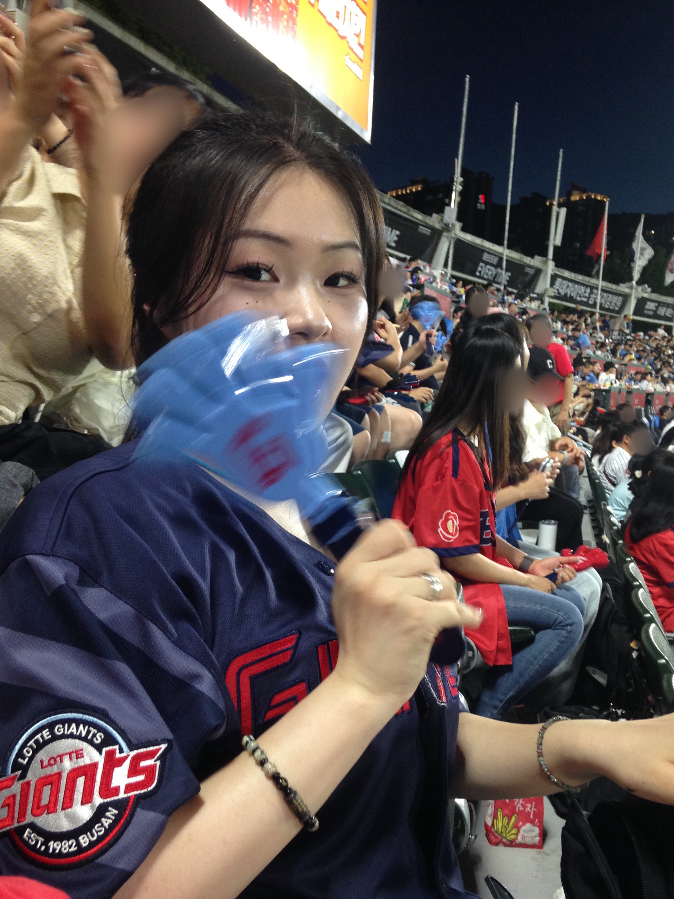 Lotte Giants 24 Away Authentic Uniform Navy (Non Marking Ver.), Asics GT-2160 Black Pure Silver 착용 스타일 - 1