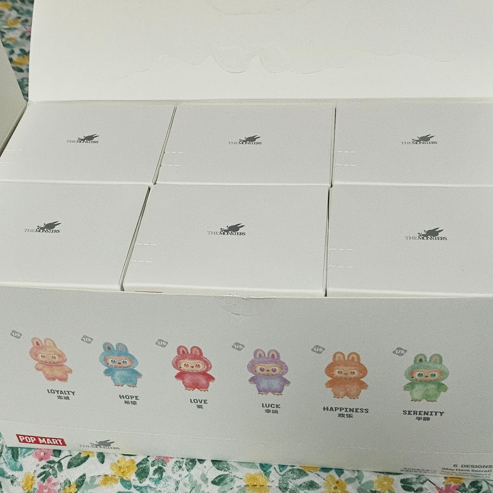 Pop Mart Labubu The Monsters Highlight Series Sealed Case (6 Blind Boxes), Pop Mart Labubu The Monsters Highlight Series Love Keyring (Opened Case) 착용 스타일 - 3