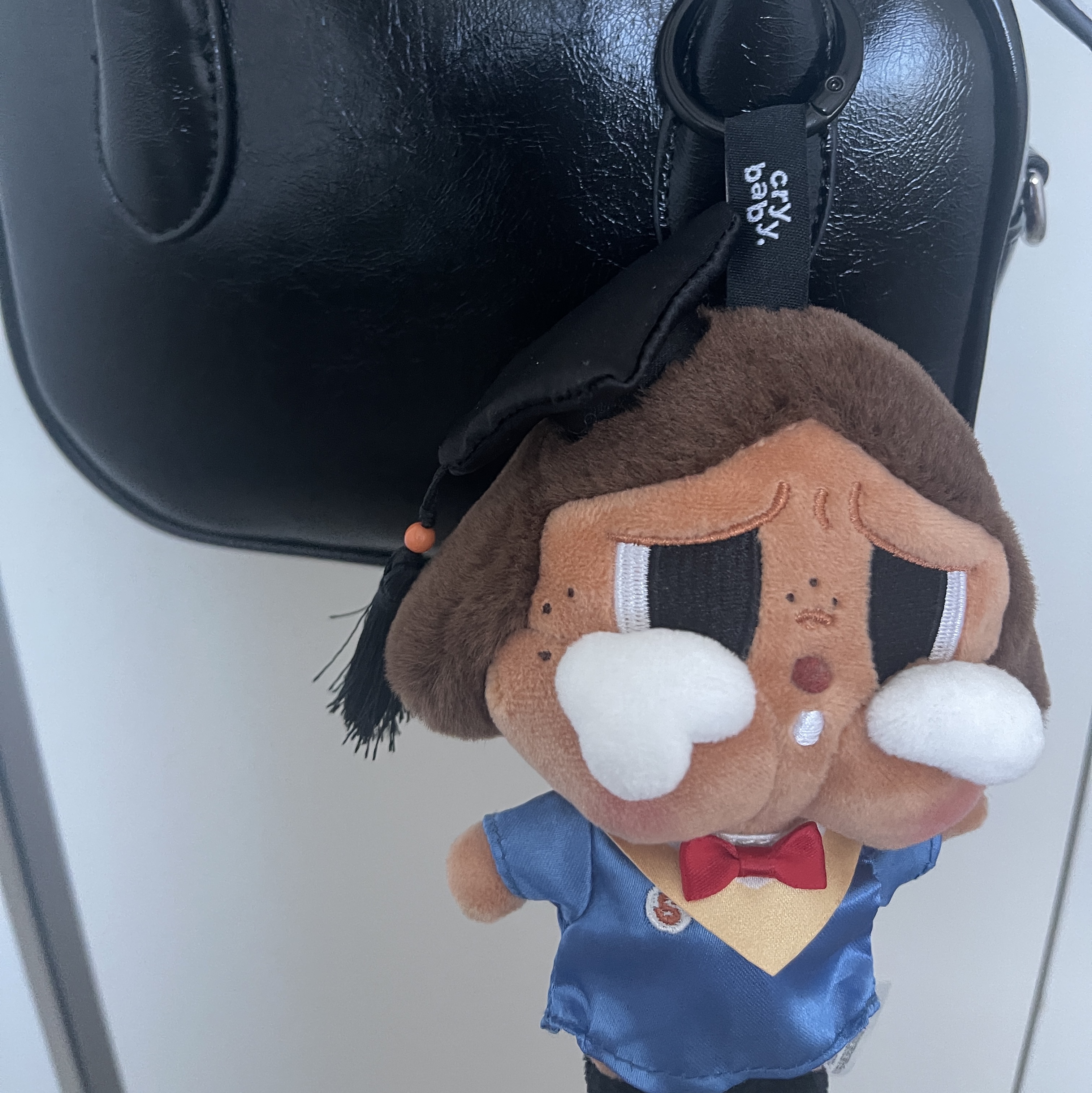 Pop Mart Crybaby Sunset Concert Series Plush Pendant Graduation Season (Opened Case) 착용 스타일
