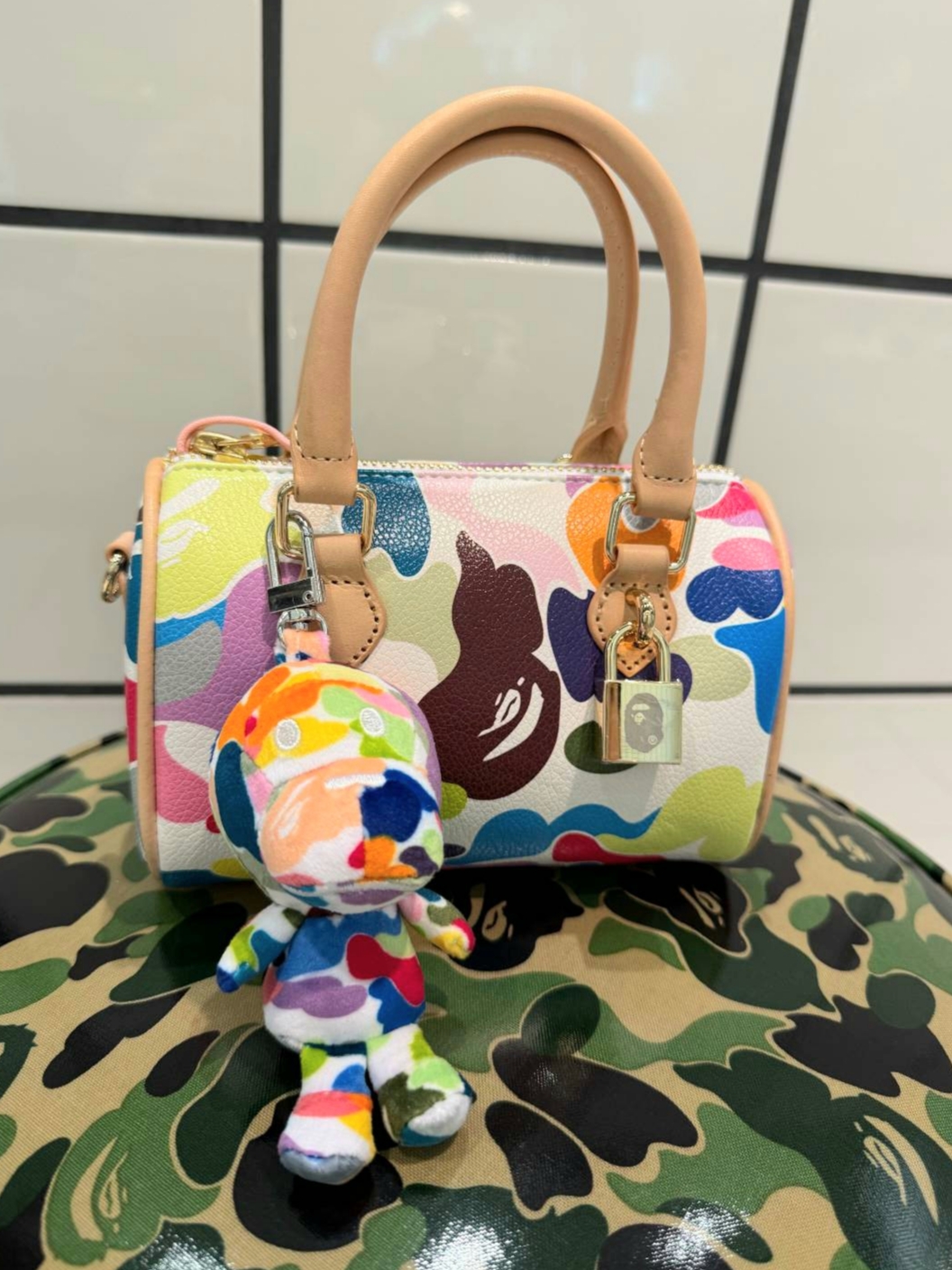MULTI CAMO MINI SHOULDER BAG BAPE MULTI CAMO MINI SHOULDER BAG
