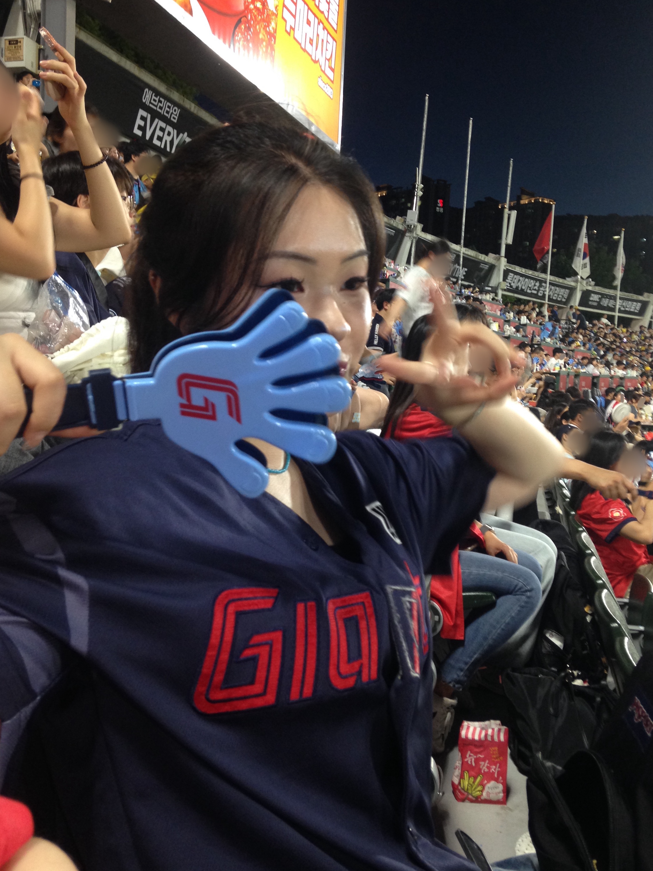 Lotte Giants 24 Away Authentic Uniform Navy (Non Marking Ver.), Asics GT-2160 Black Pure Silver 착용 스타일 - 2