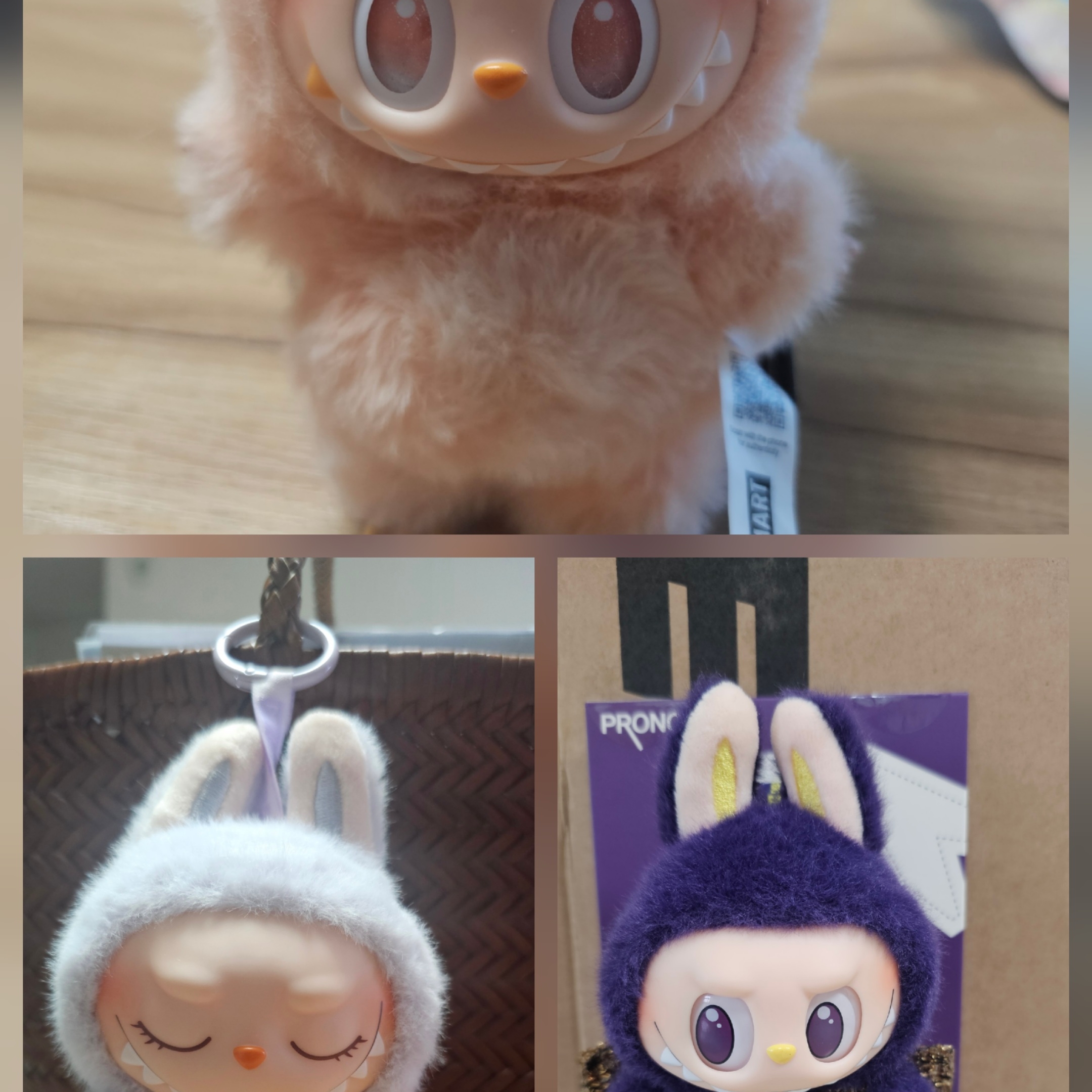 Pop Mart Labubu The Monsters Highlight Series Happiness Keyring (Opened Case) 착용 스타일 - 2