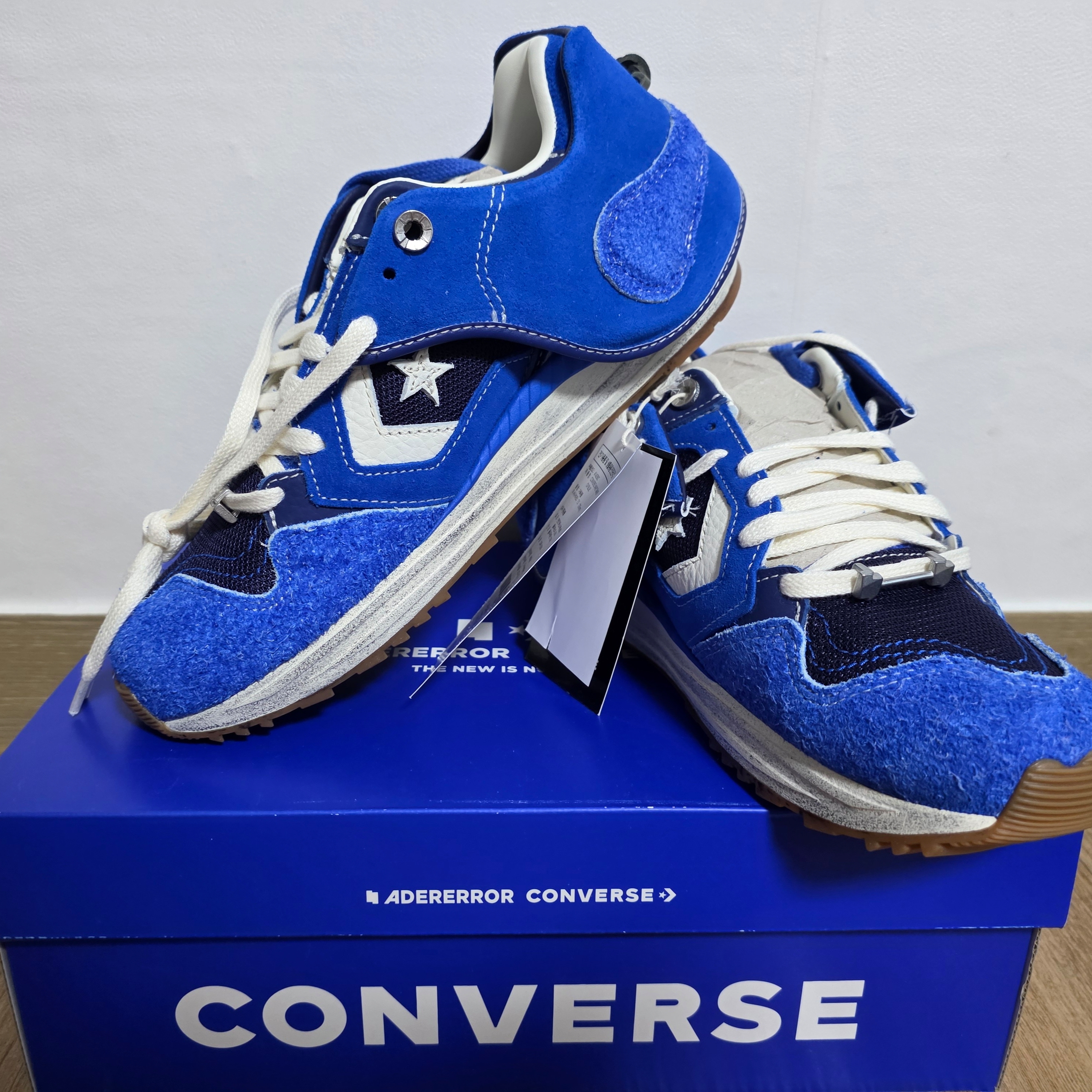 Converse x Ader Error Wave Trainer Blue 착용 스타일