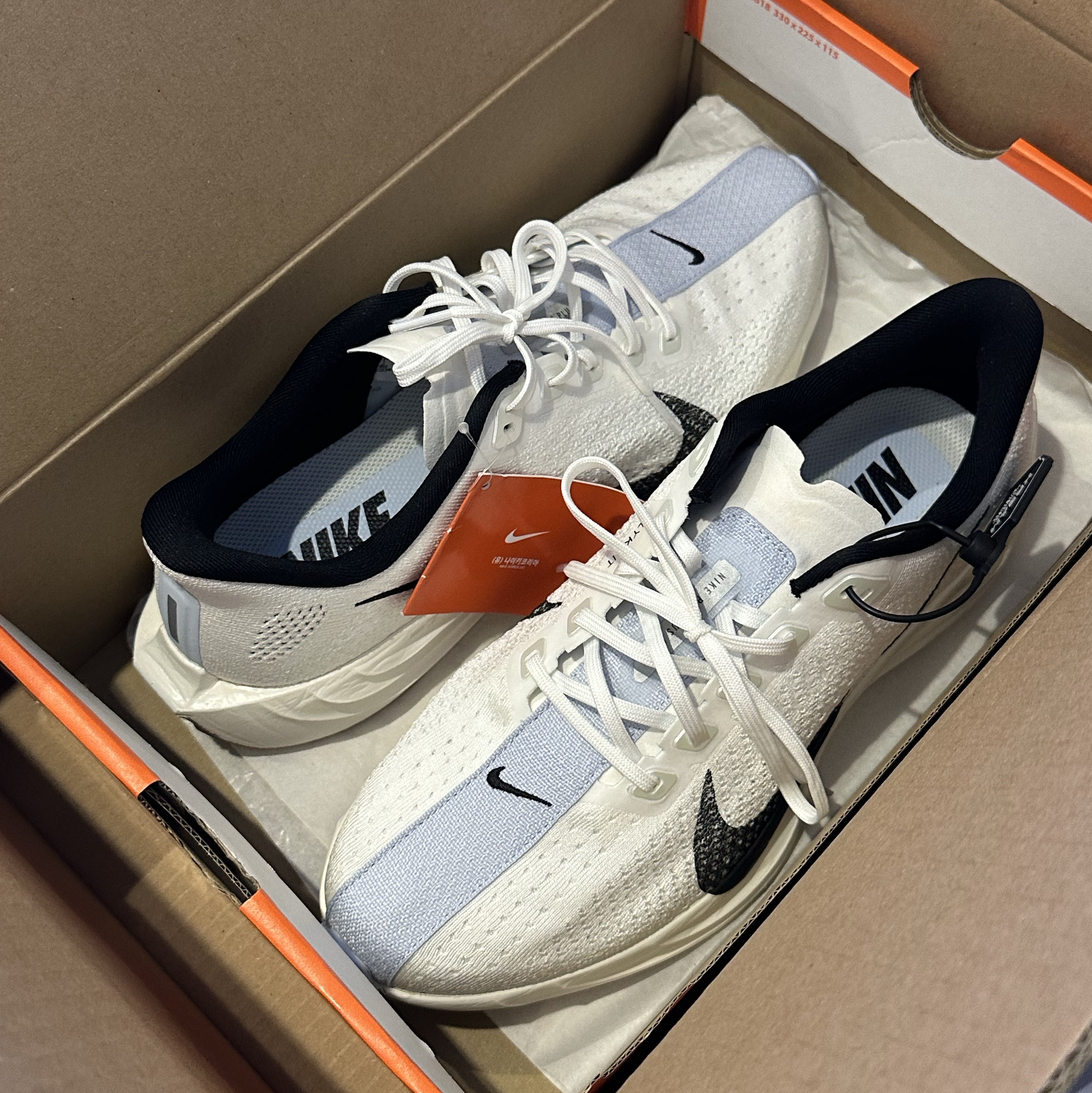Nike Pegasus Plus White Blue Tint 착용 스타일