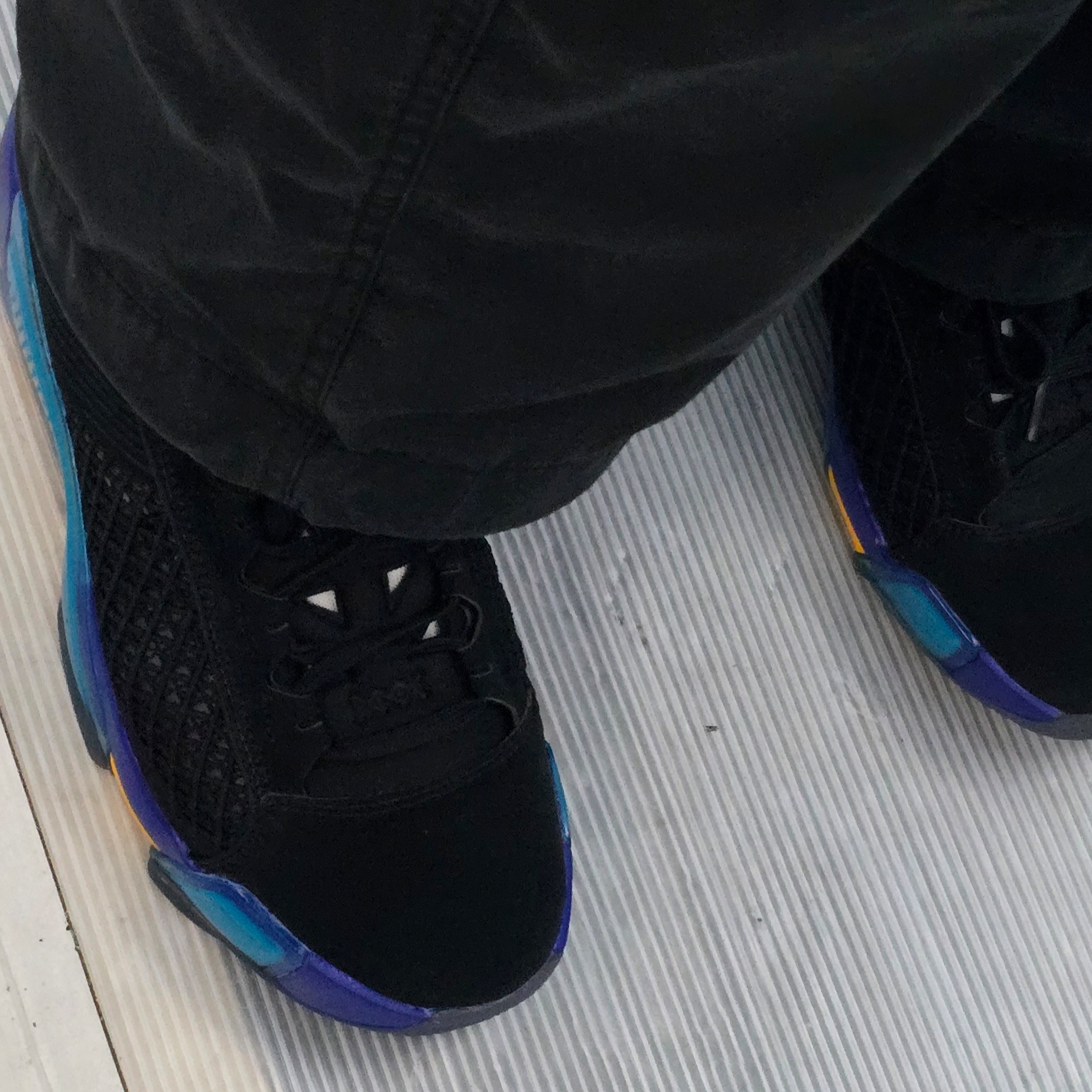 Jordan XXXVIII PF Black Bright Concord 착용 스타일