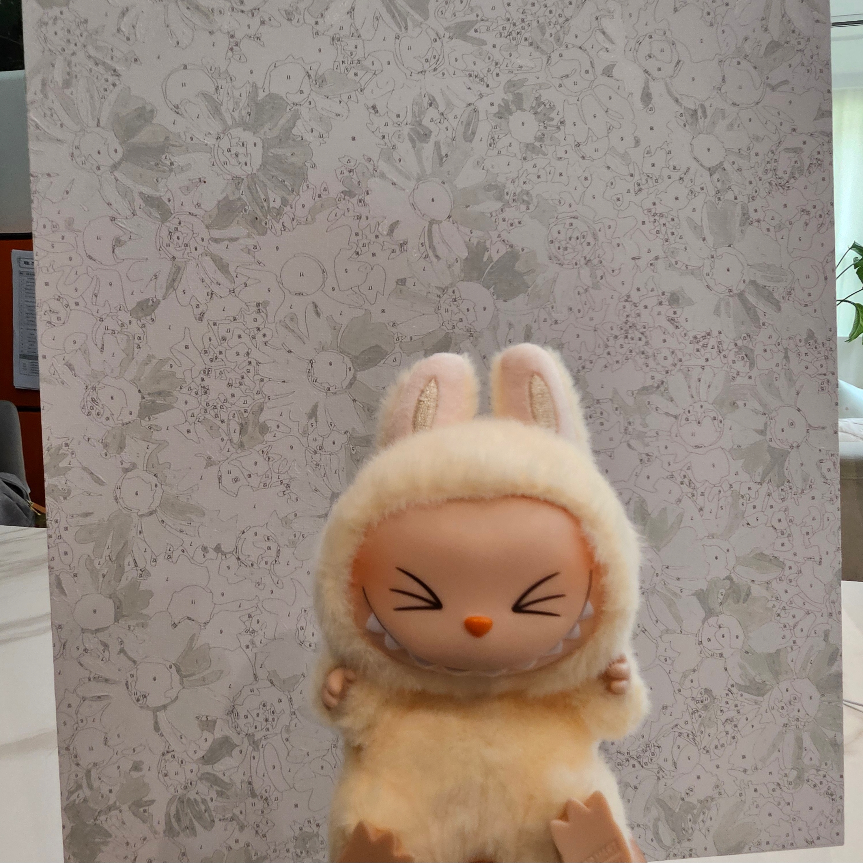Pop Mart Labubu Let's Play Together Doll Series Sisi Keyring (Opened Case) 착용 스타일