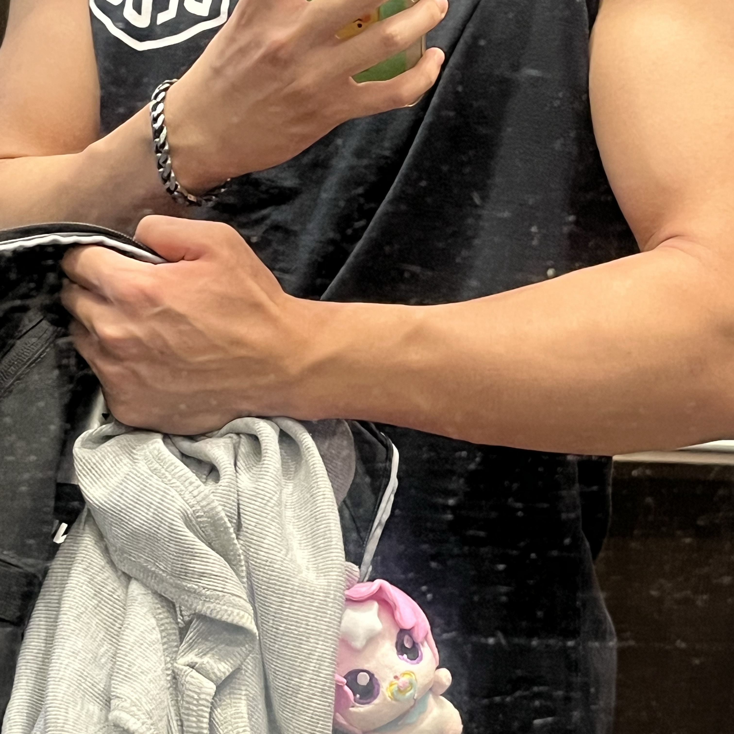 Deus Ex Machina Venice Address T-Shirt Black 착용 스타일