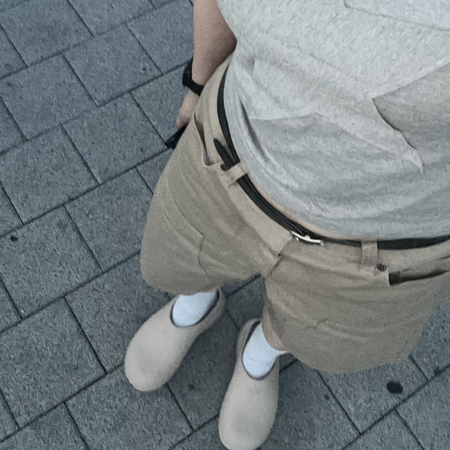 (W) Adidas Adifom Stan Smith Mule Wonder Taupe 착용 스타일