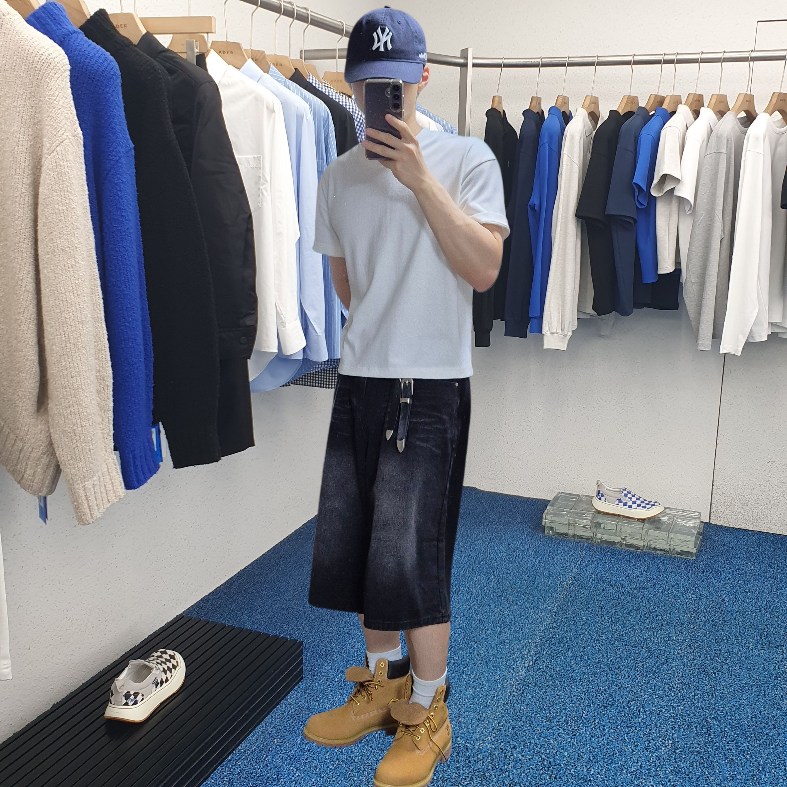 MJD Belt Keyring Calf Hair, Timberland Premium 6 inch Waterproof Boot Wheat Nubuck - Wide 착용 스타일