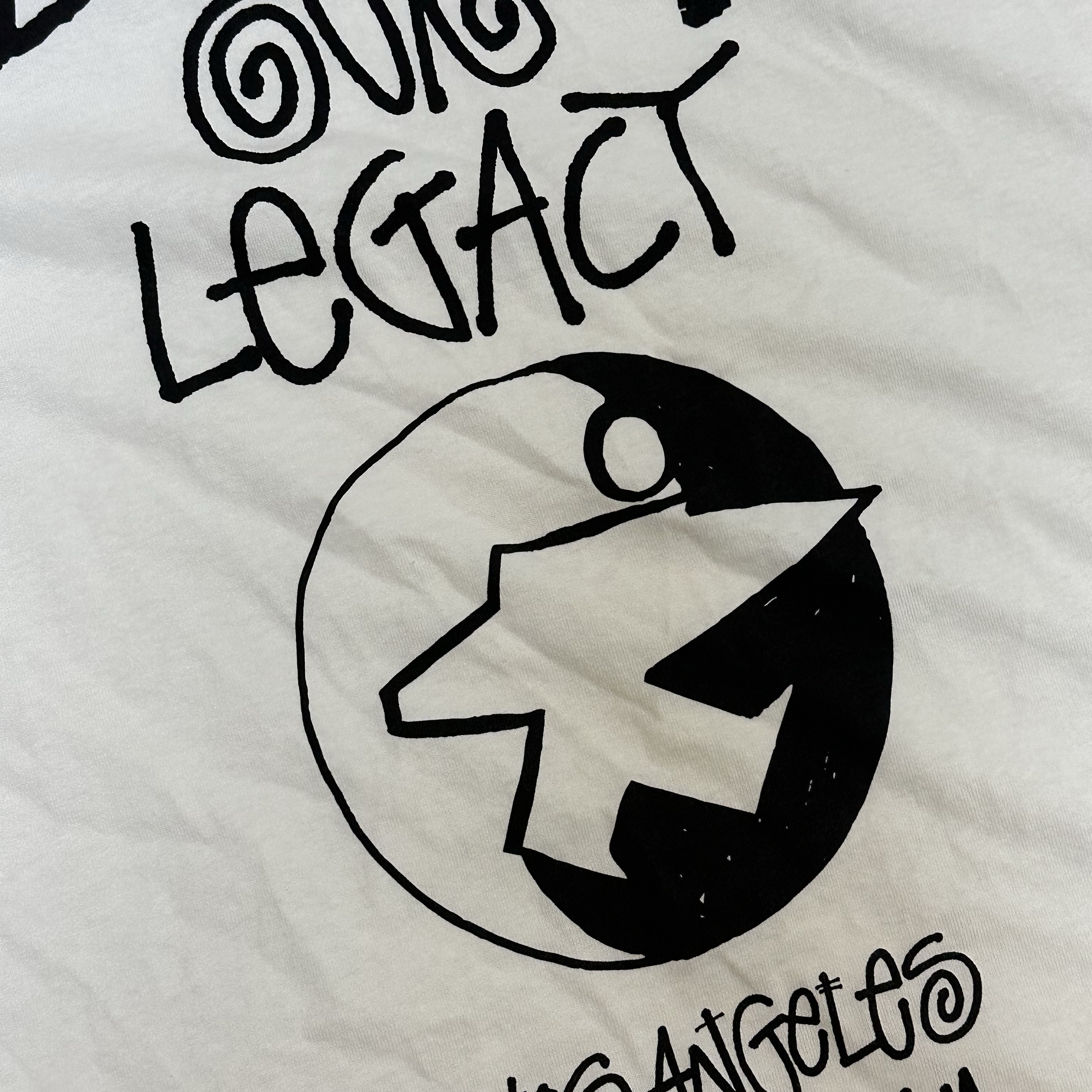 Stussy x Our Legacy Surfman Pigment Dyed T-Shirt Natural 착용 스타일 - 3