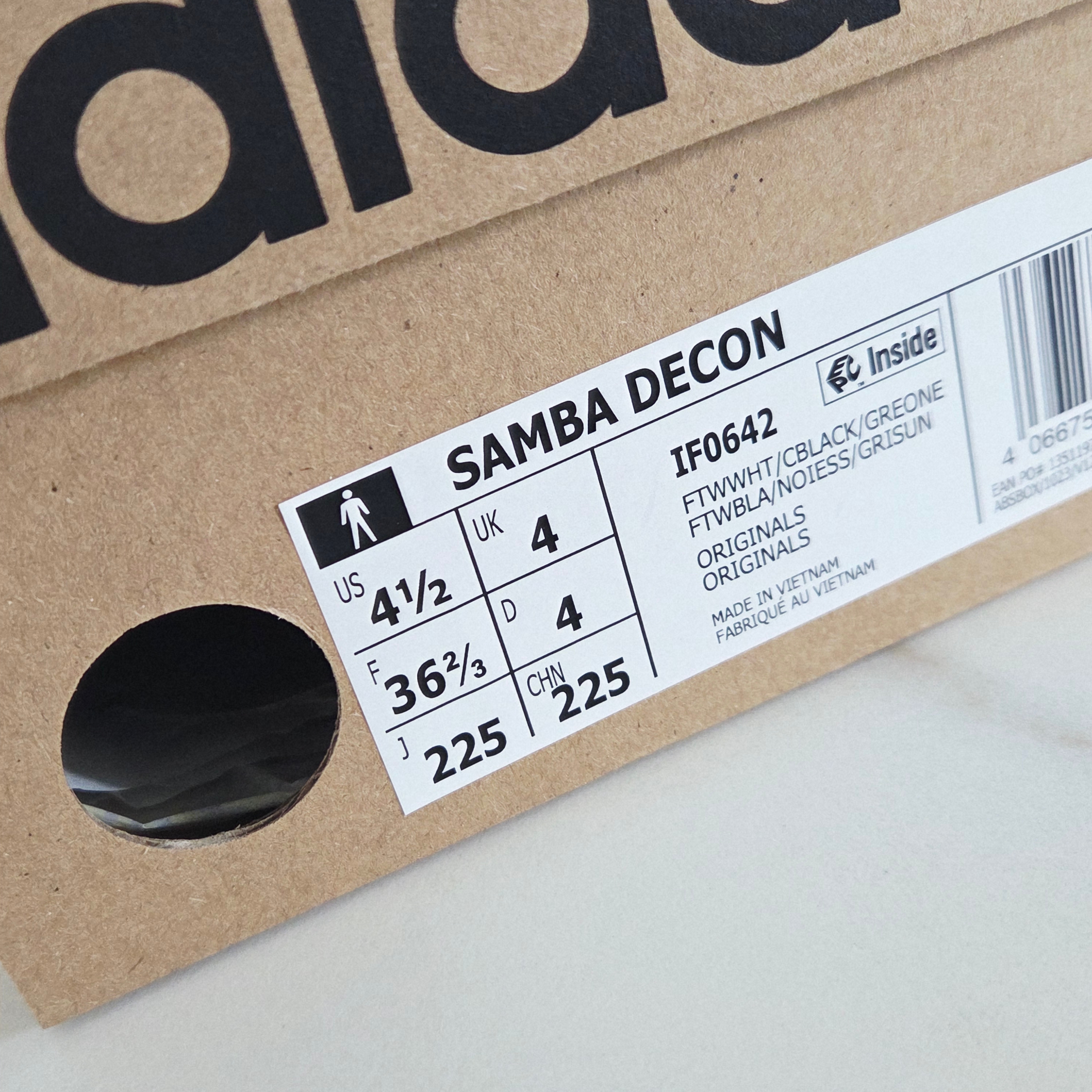 Adidas Samba Decon Cloud White 착용 스타일 - 5