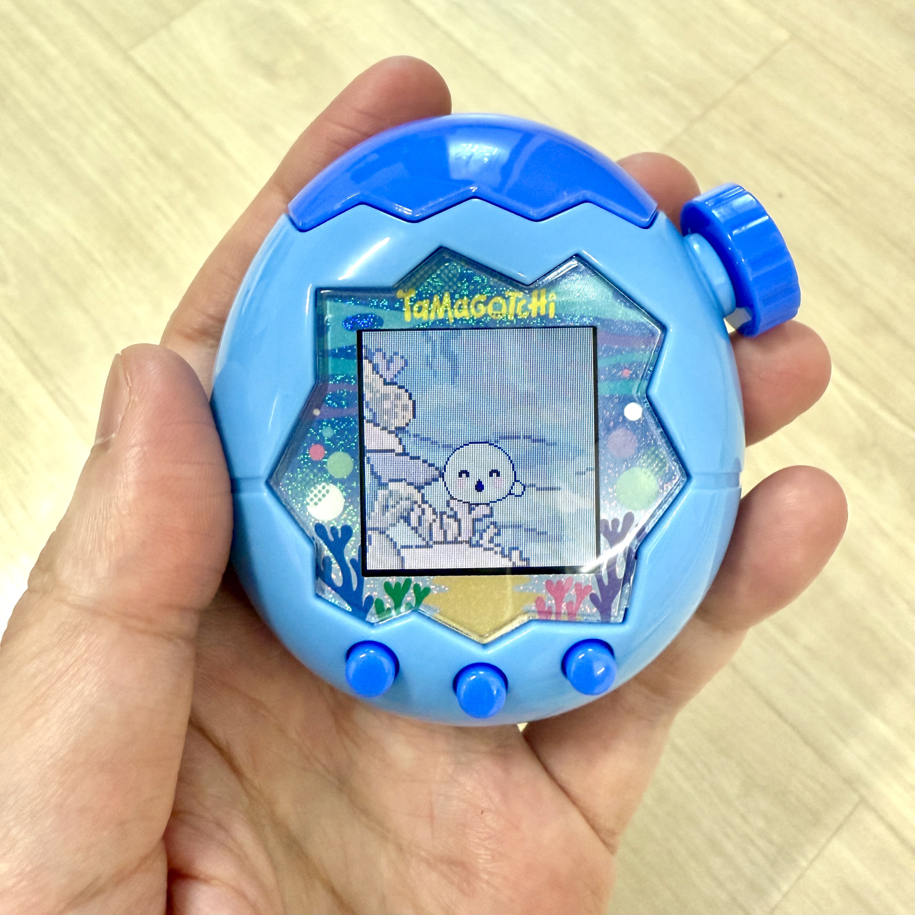 Tamagotchi Paradise Blue Water 착용 스타일