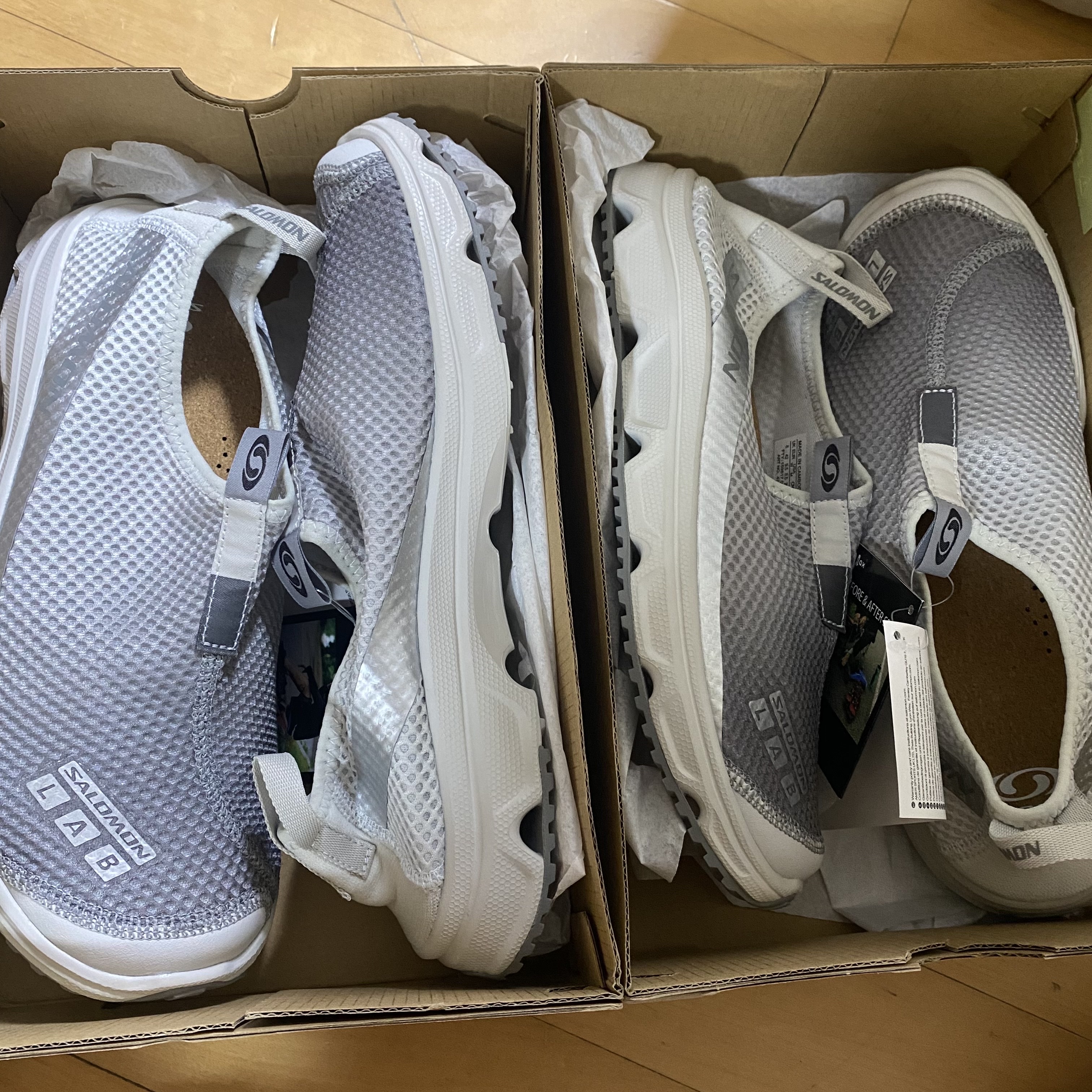 Salomon RX Moc 3.0 Glacier Gray 착용 스타일