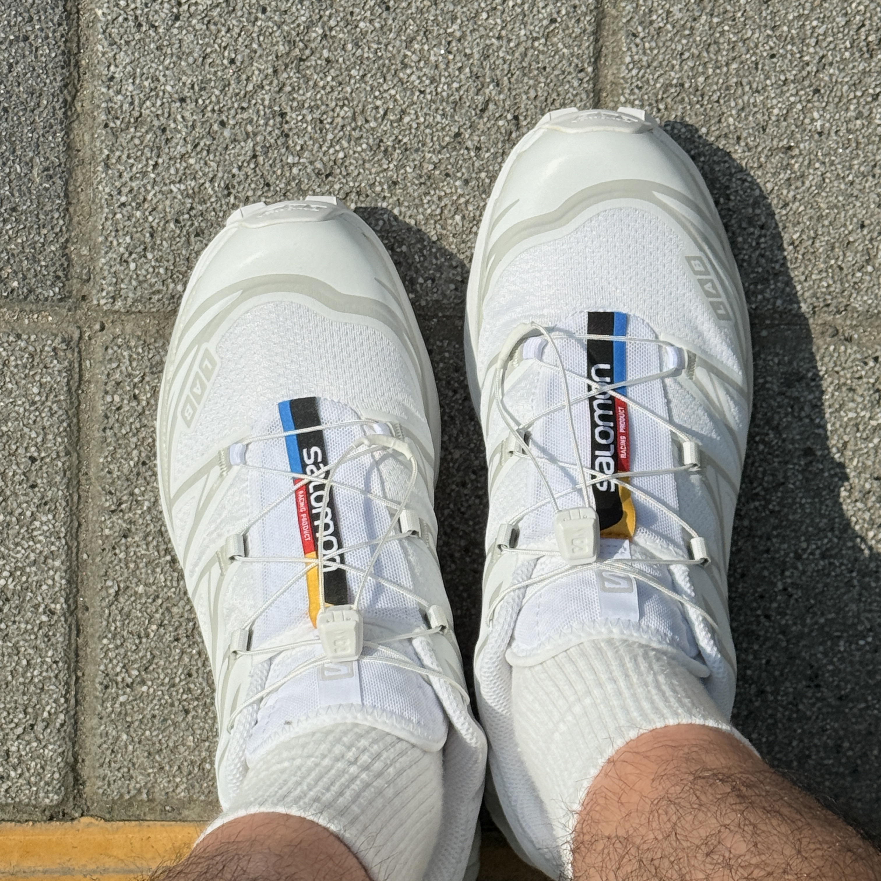 Salomon XT-6 ADV White 착용 스타일