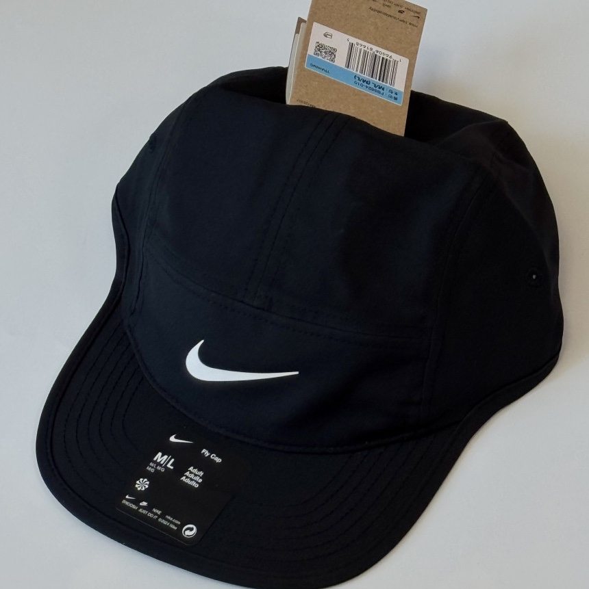 Nike Dri-Fit Fly Unstructured Swoosh Cap Black, Nike Club Unstructured Denim Cap College Navy White 착용 스타일 - 2