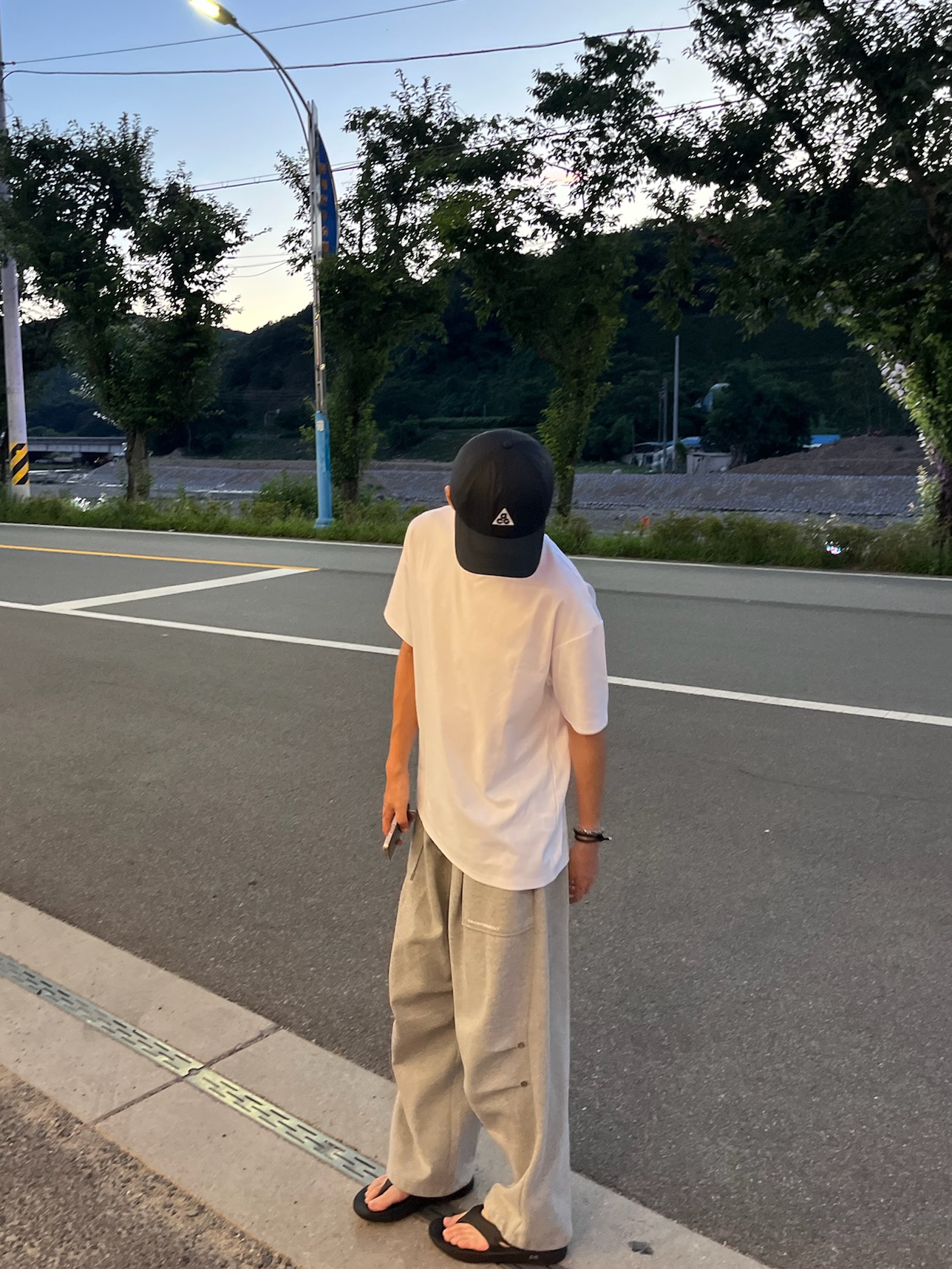 Nike ACG Trail Cap Black, Hatchingroom Stone Ball 3way Bracelet 착용 스타일 - 2
