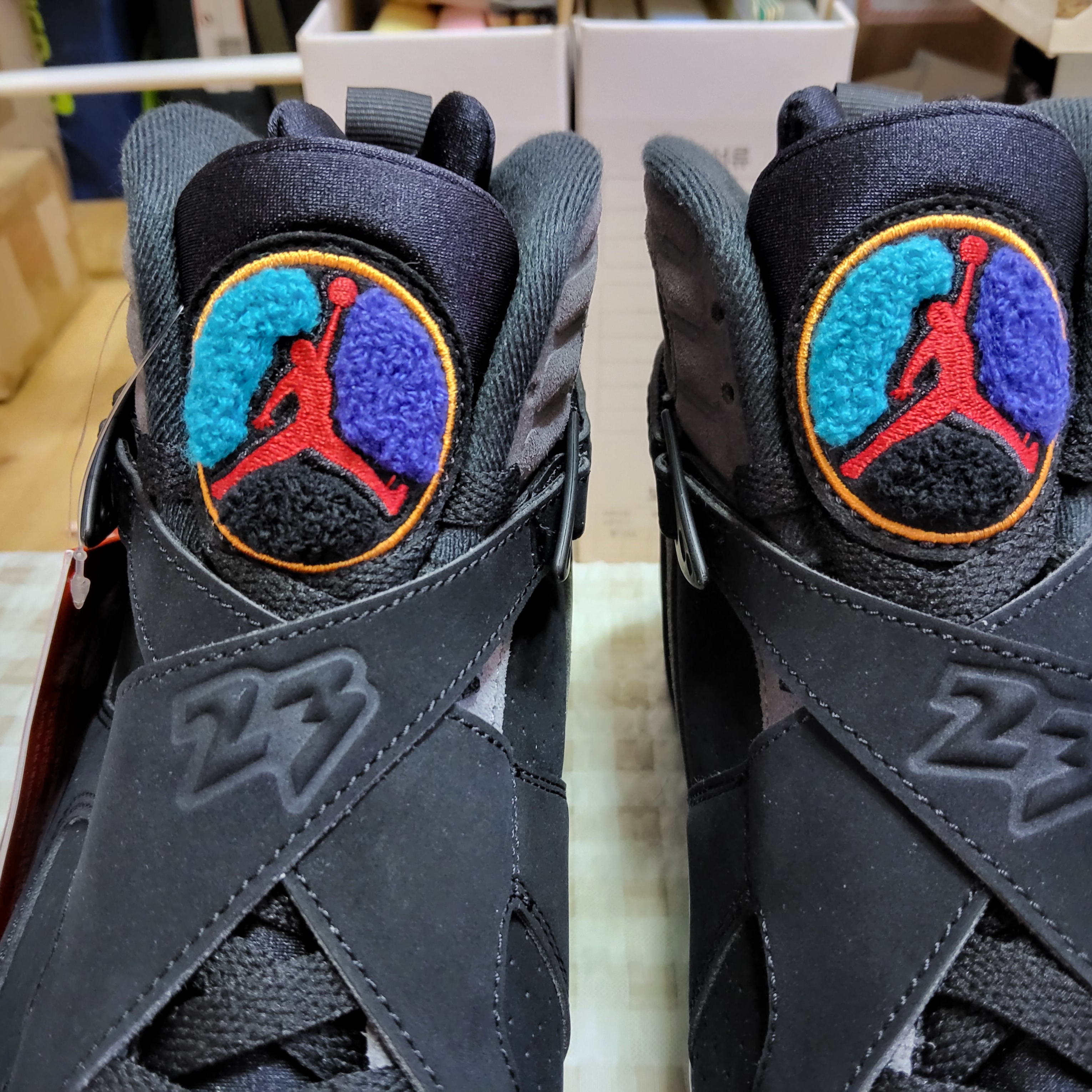 Jordan 8 Retro Aqua 2025 착용 스타일 - 6