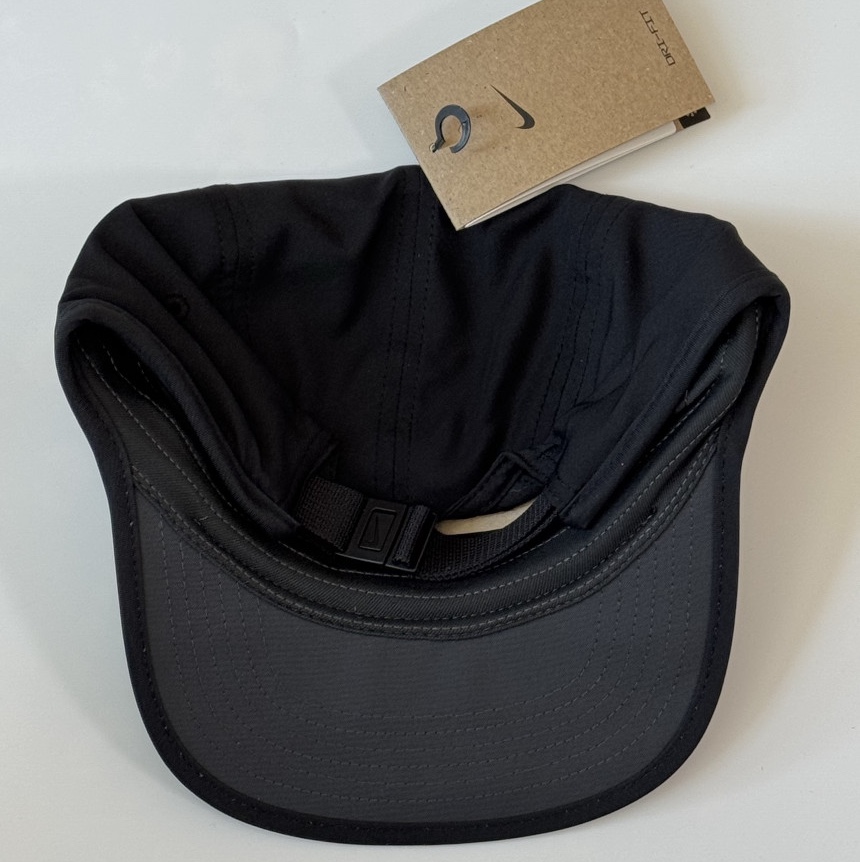 Nike Dri-Fit Fly Unstructured Swoosh Cap Black, Nike Club Unstructured Denim Cap College Navy White 착용 스타일 - 3