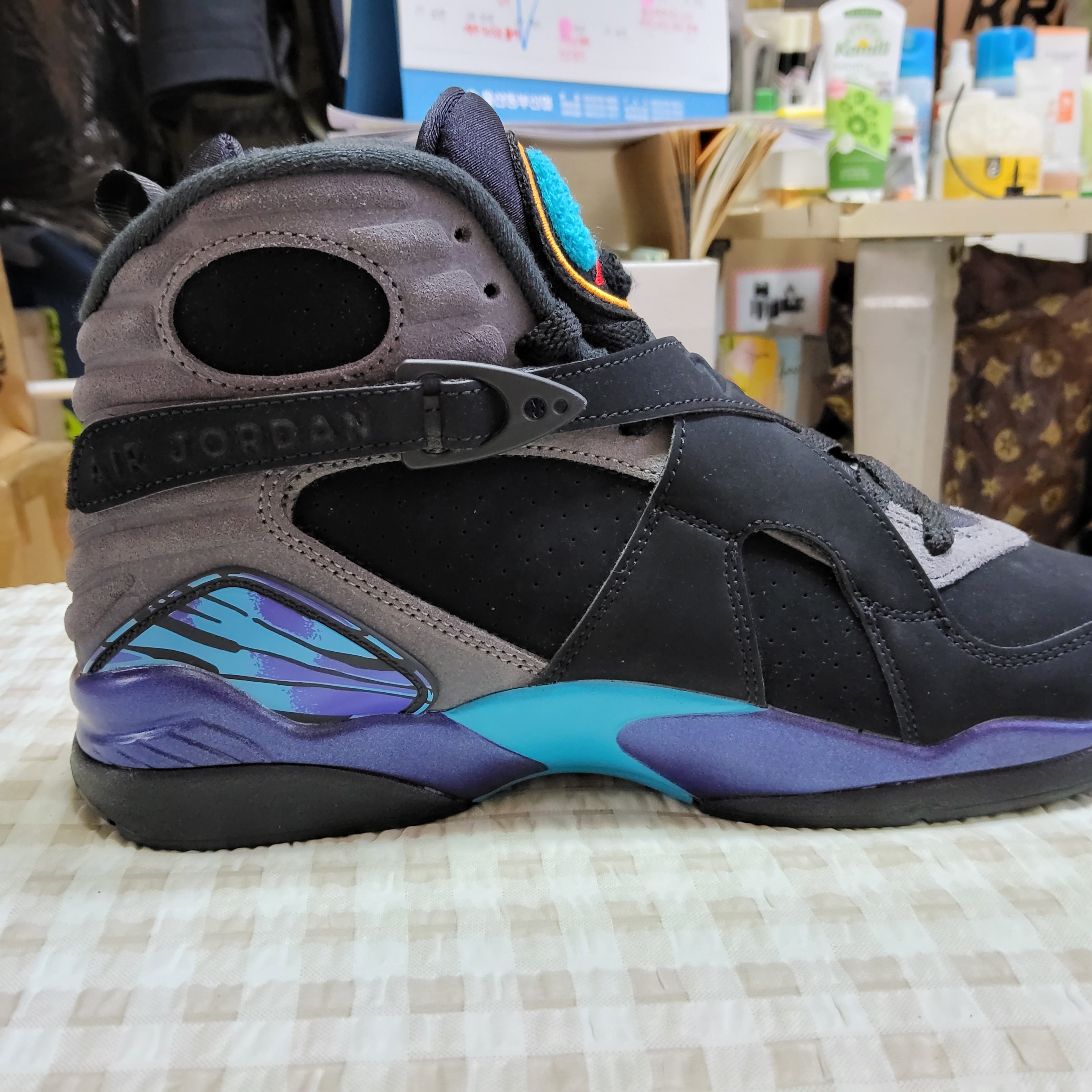 Jordan 8 Retro Aqua 2025 착용 스타일 - 4