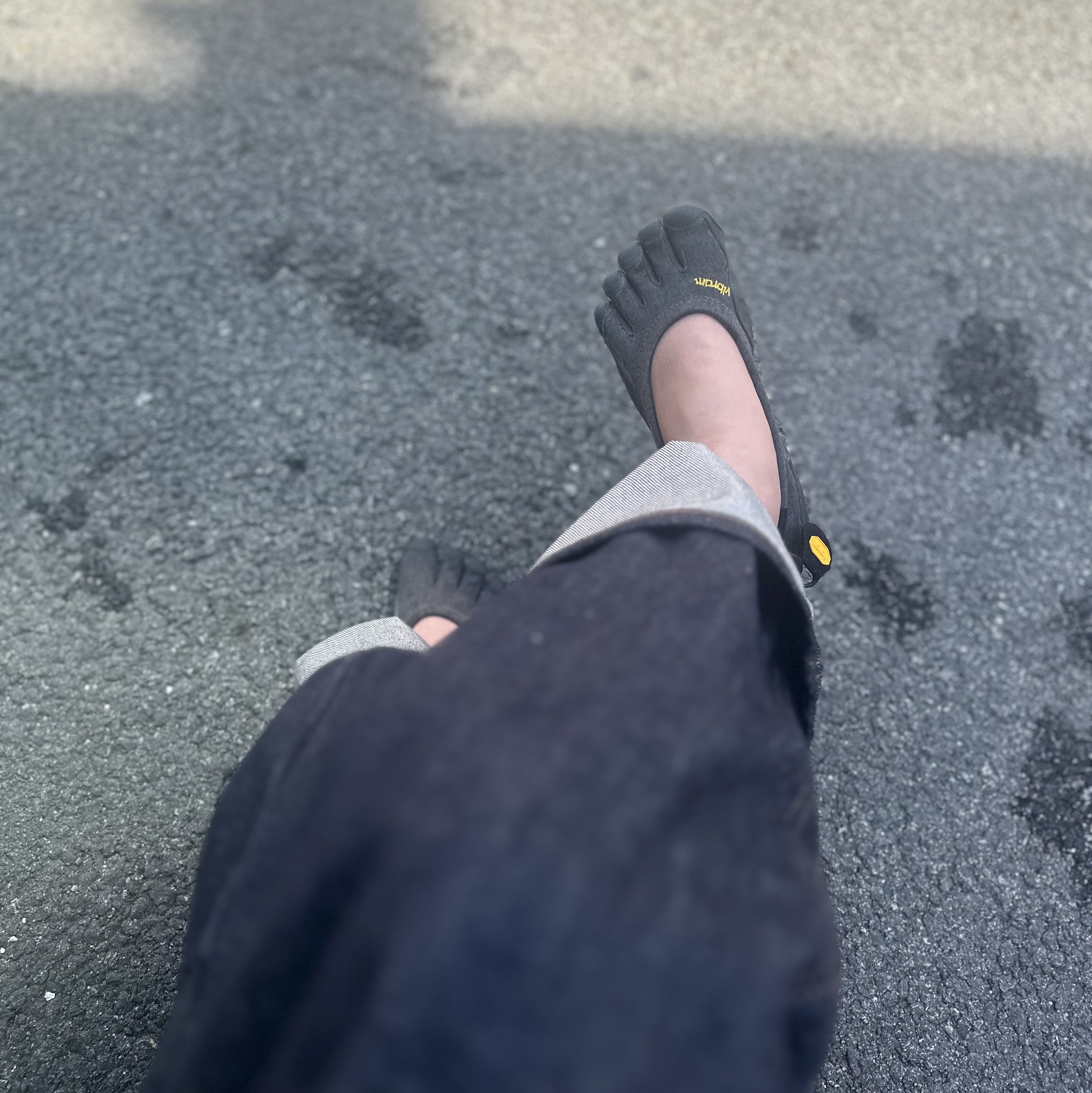 (W) Vibram Fivefingers V-Soul Ivory Dusty Pink 착용 스타일