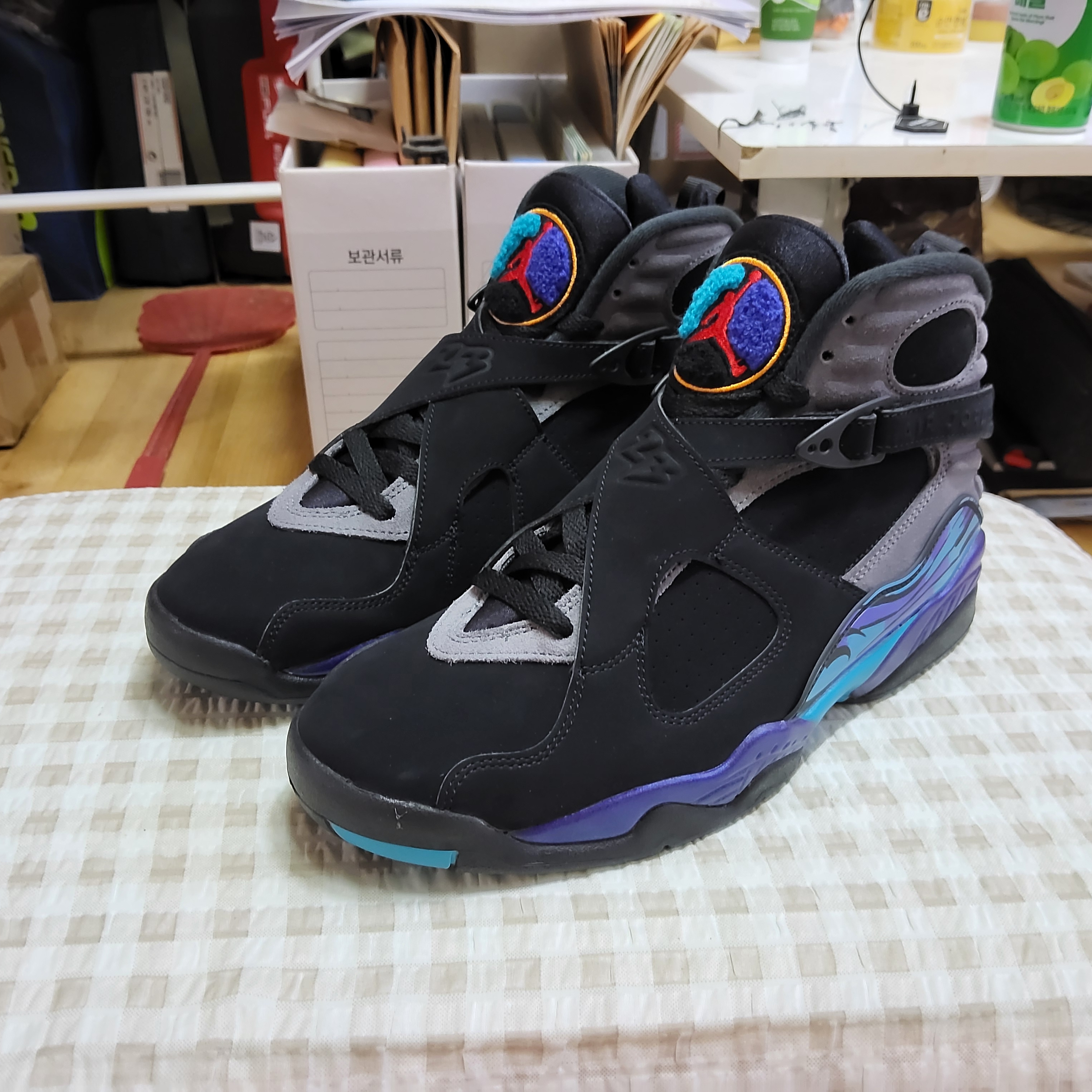 Jordan 8 Retro Aqua 2025 착용 스타일 - 1