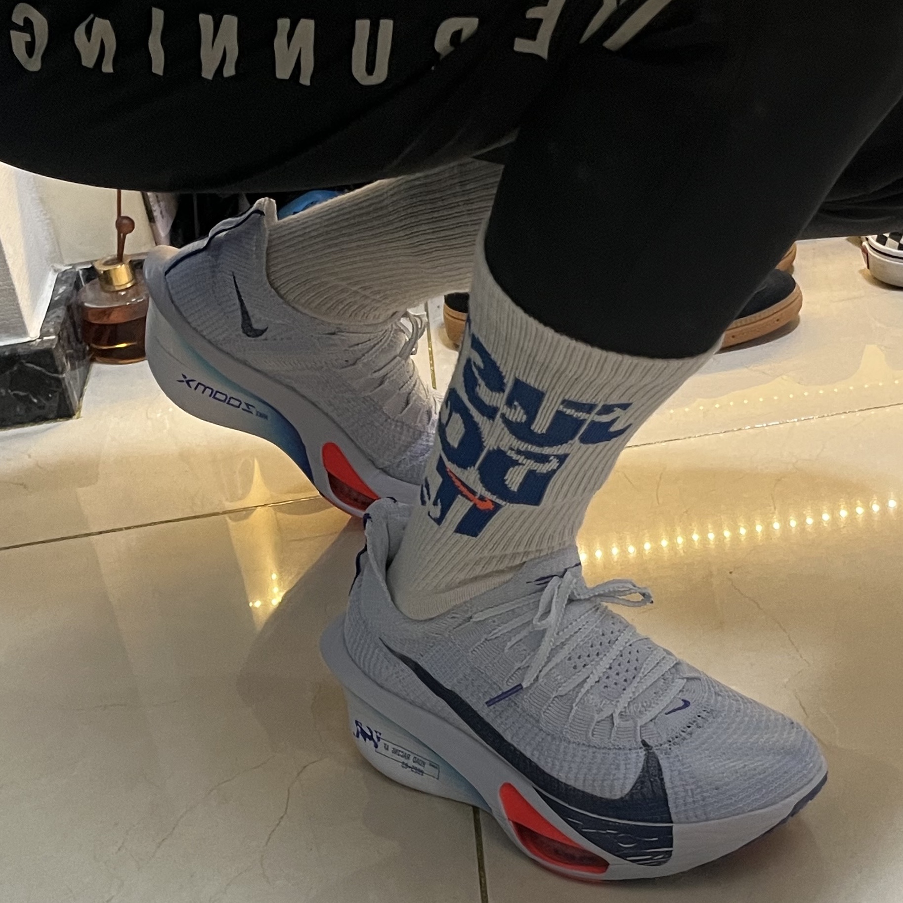 Nike Air Zoom Alphafly Next% 3 Football Grey Ghost 착용 스타일