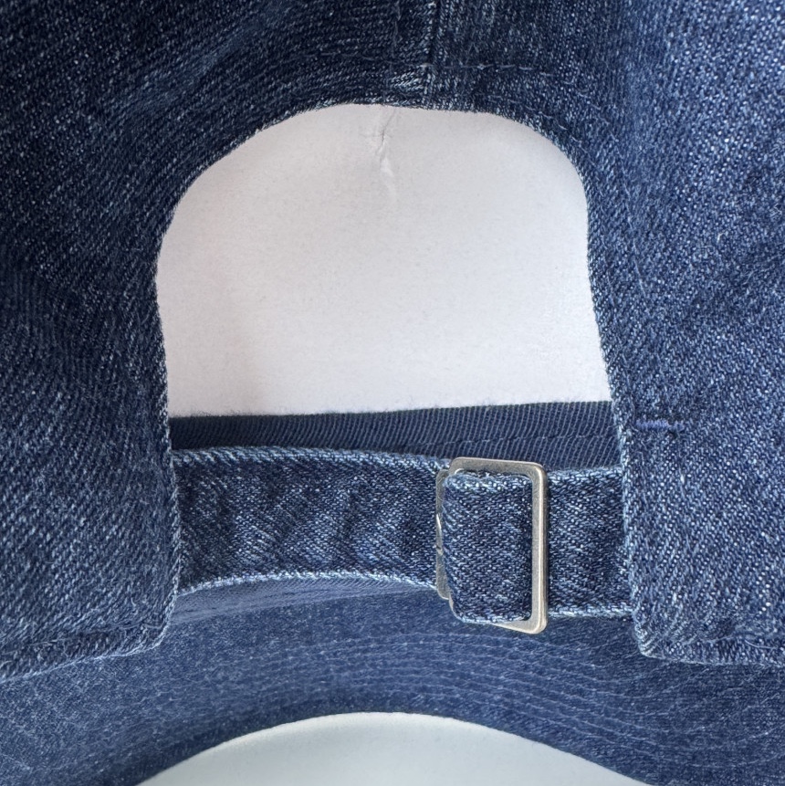 Nike Club Unstructured Denim Cap College Navy White, Nike Dri-Fit Fly Unstructured Swoosh Cap Black 착용 스타일 - 3