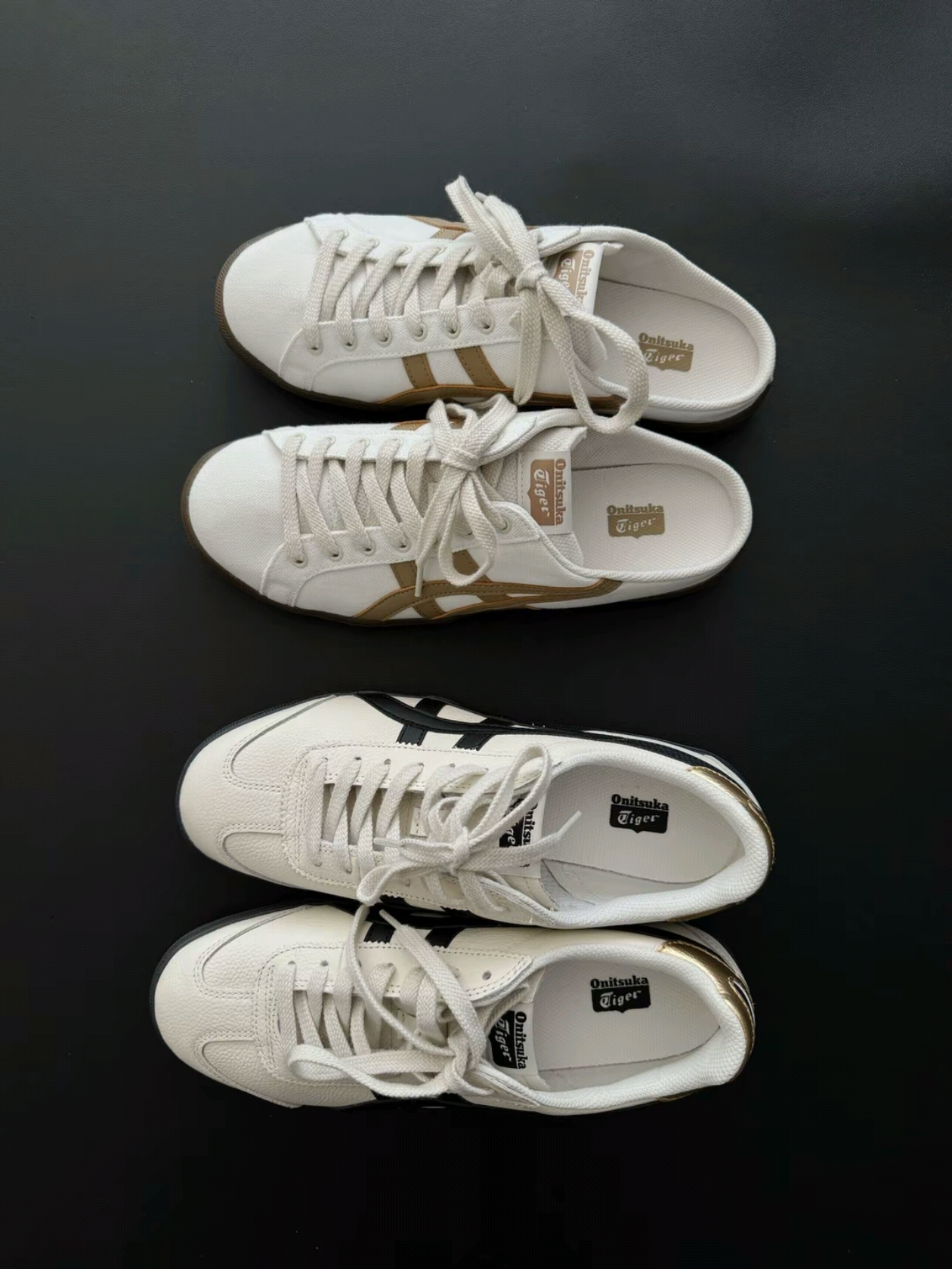 Onitsuka Tiger Tokuten White Black 착용 스타일 - 2