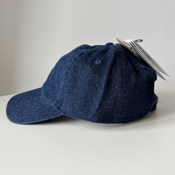Nike Club Unstructured Denim Cap College Navy White, Nike Dri-Fit Fly Unstructured Swoosh Cap Black 착용 스타일 - 2