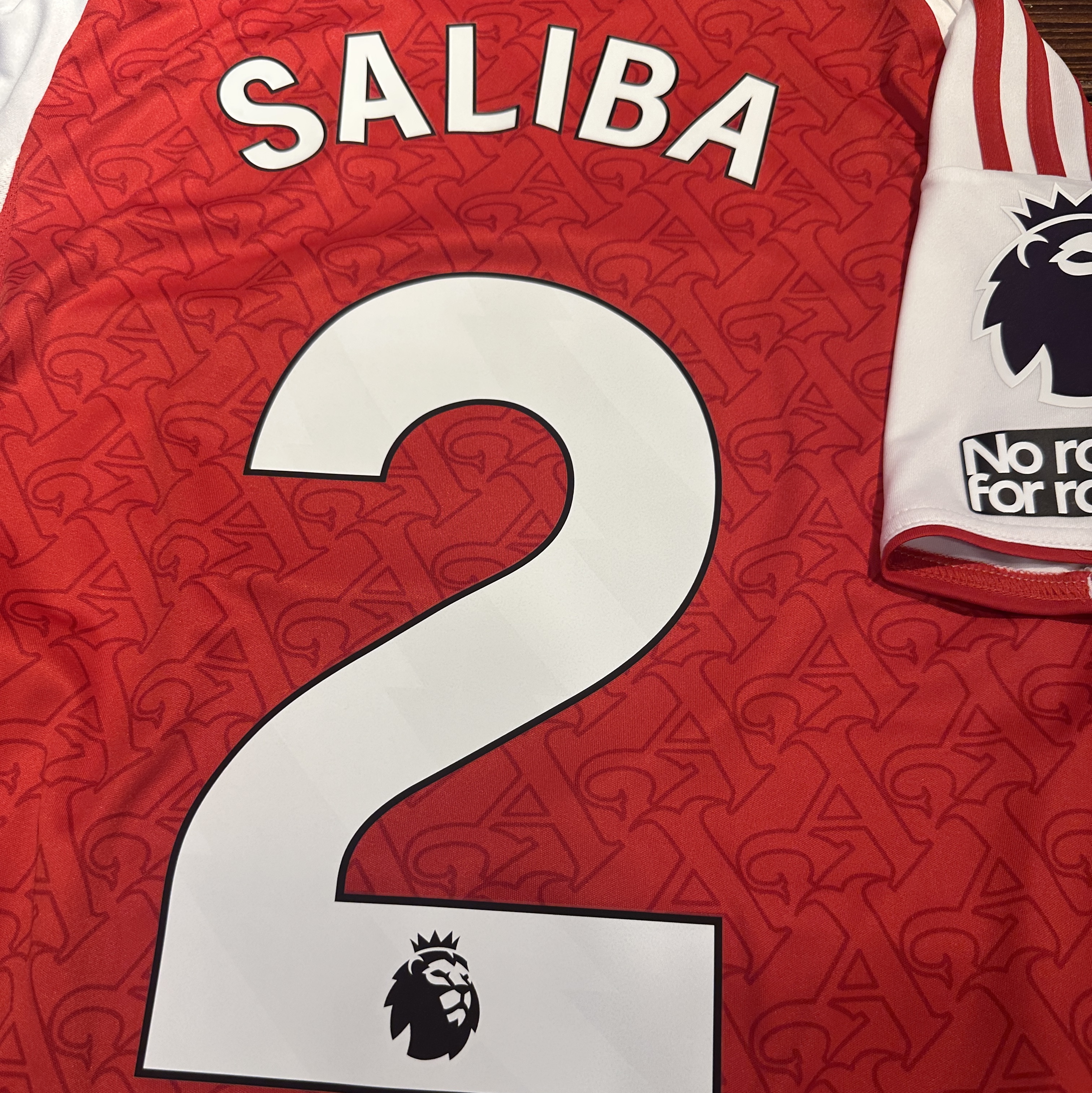 Adidas Arsenal 2025/26 Home Jersey Better Scarlet White - KR Sizing (Non Marking Ver.) 착용 스타일