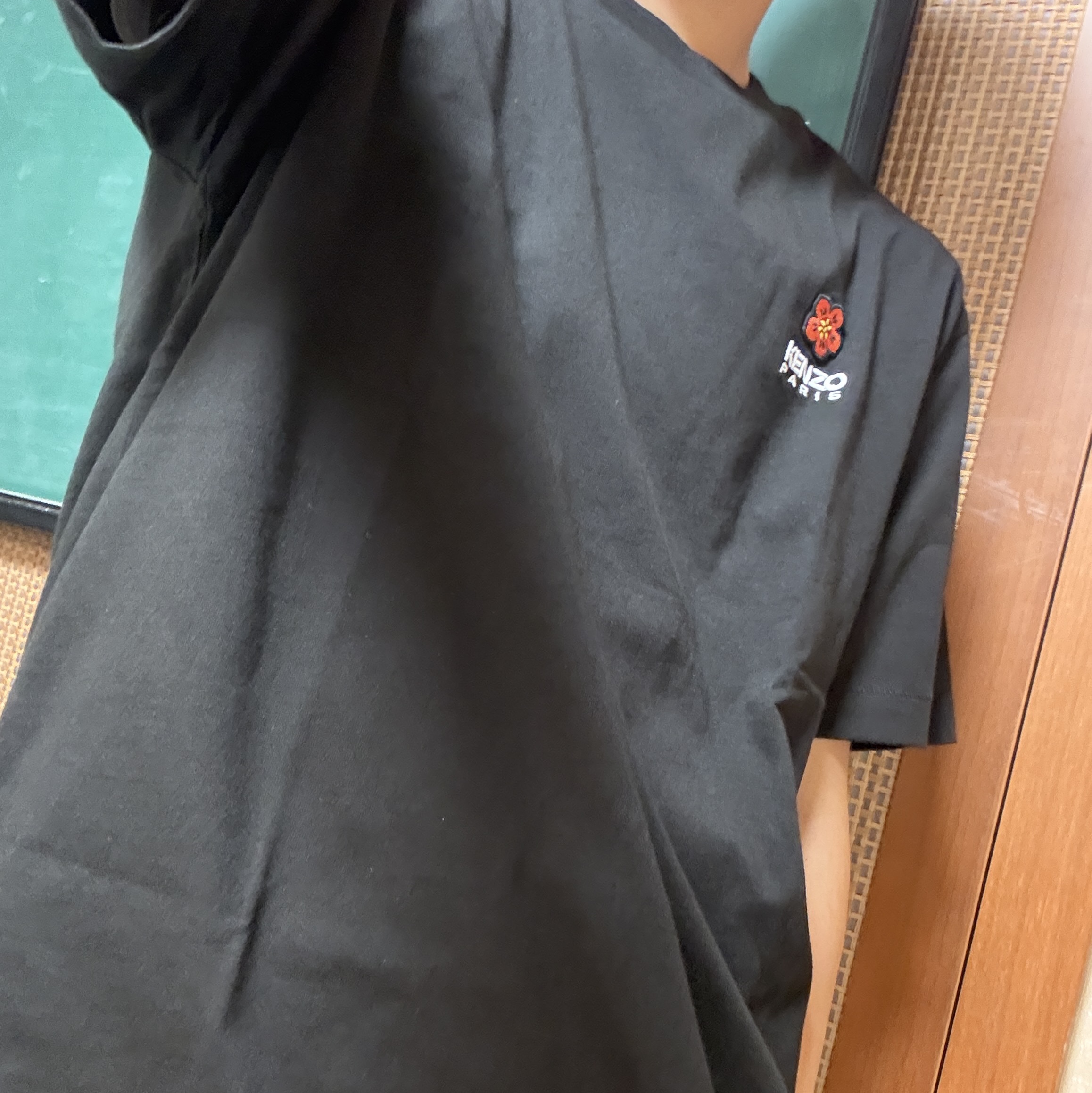 Kenzo Boke Flower Crest T-Shirt Black 착용 스타일