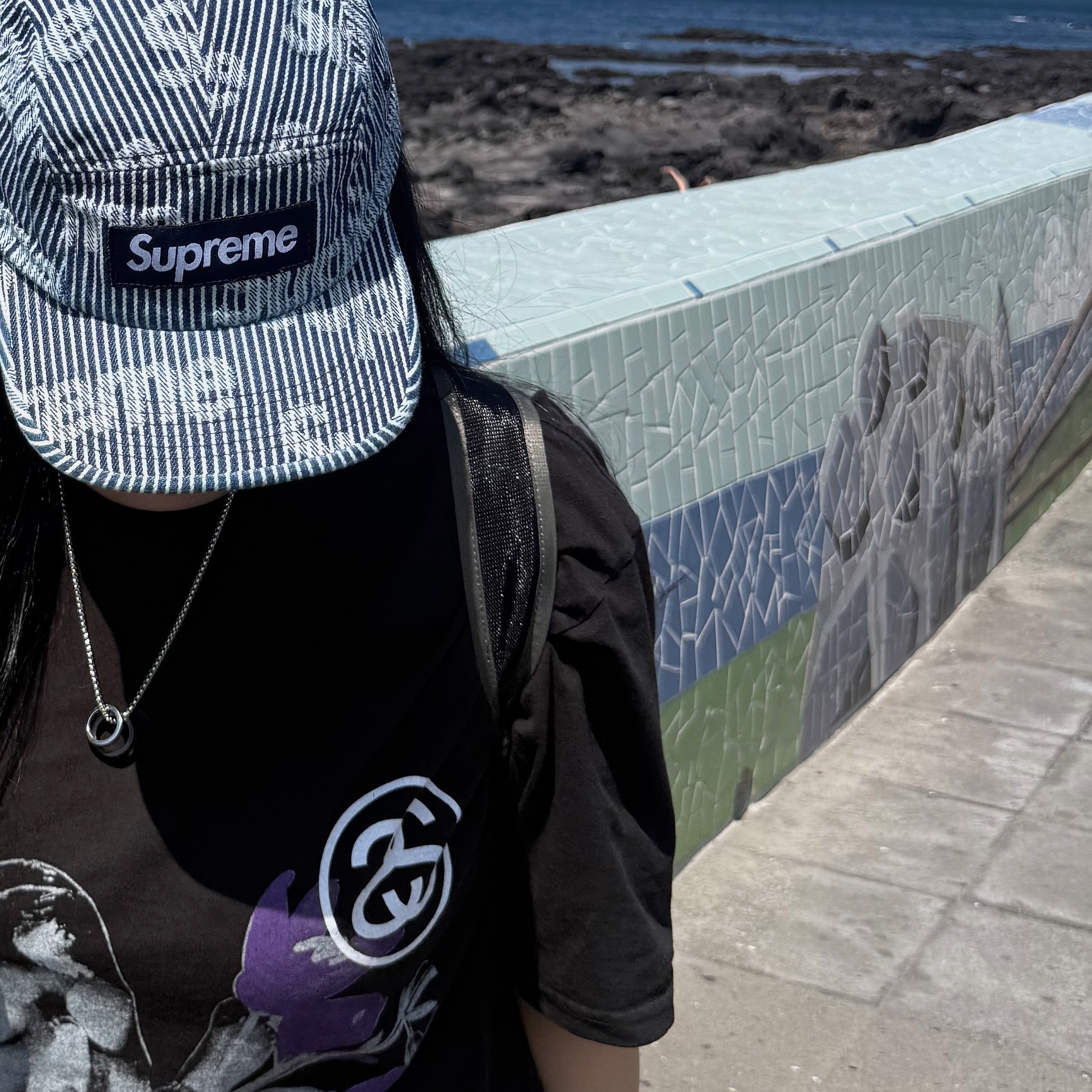 Stussy Strike Pigment Dyed T-Shirt Black, Arc'teryx Heliad 15 Backpack Forage 착용 스타일 - 5