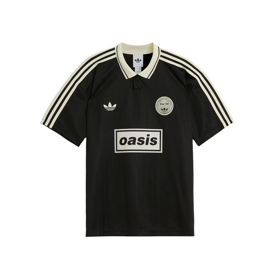 아디다스 x 오아시스 투어 자카드 저지 블랙 - US 사이즈(Adidas x Oasis Tour Jacquard Jersey Black - US Sizing)