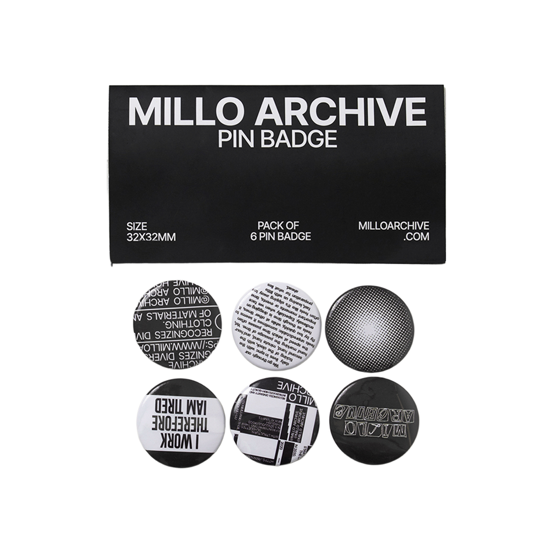ML651MIX Millo Archive Mark Content Badge Set Mix