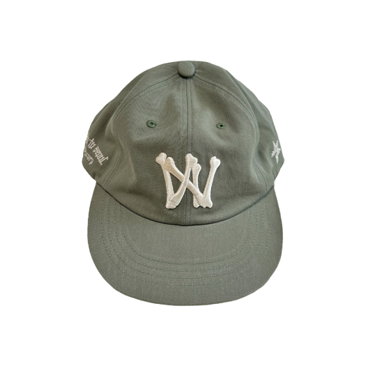AOIRO_08 Aoiro 6-Panel Bone A/N Cap Olive