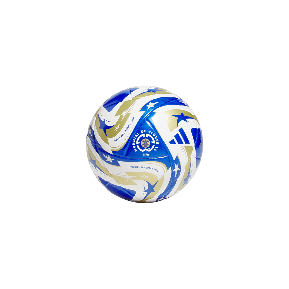 아디다스 문디알 드 클럽 피파 파이널 미니 볼 화이트 마스터 블루(Adidas Mundial De Club FIFA Final Mini Ball White Master Blue)