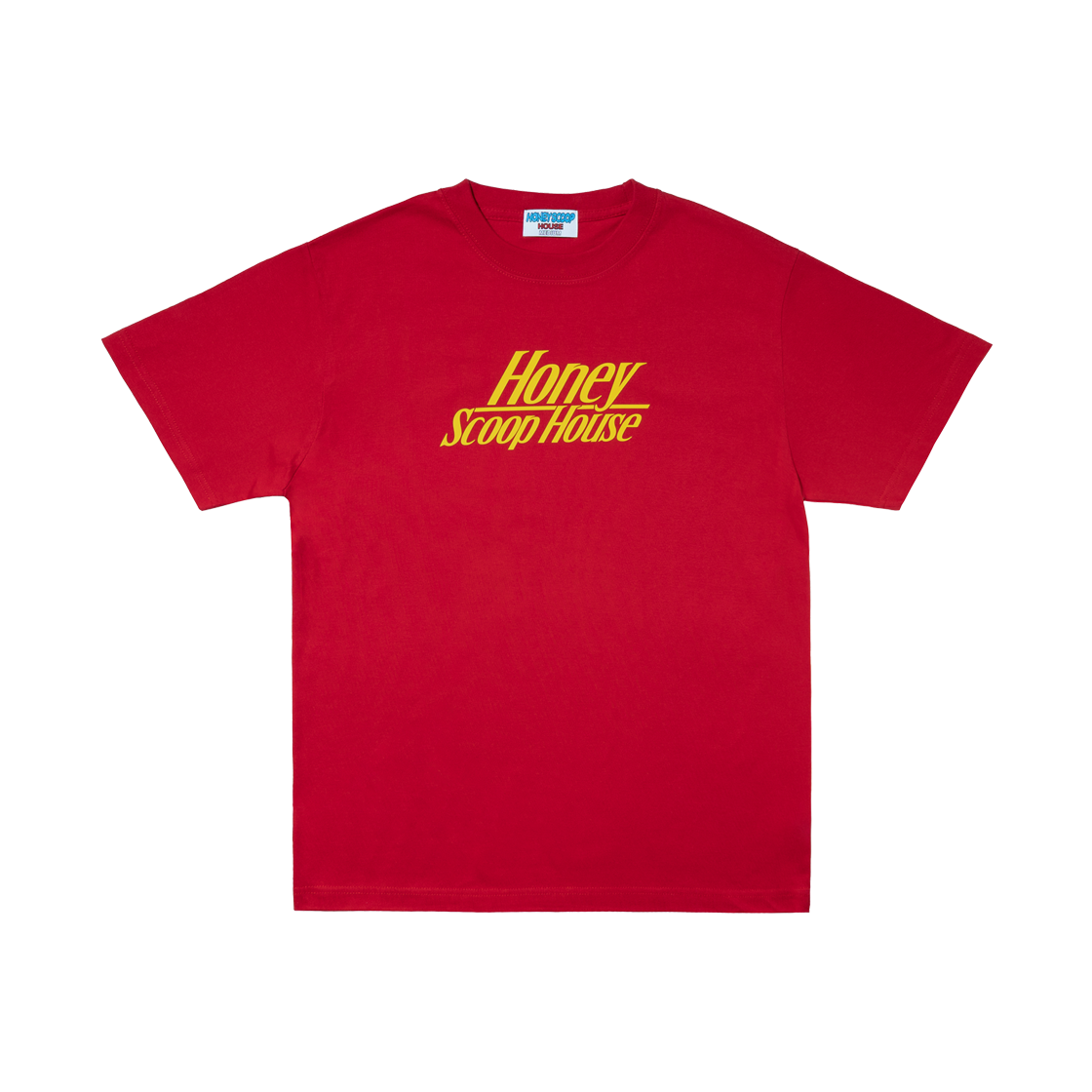 허니스쿱하우스 RC 로고 티 레드(Honey Scoop House RC Logo Tee Red)