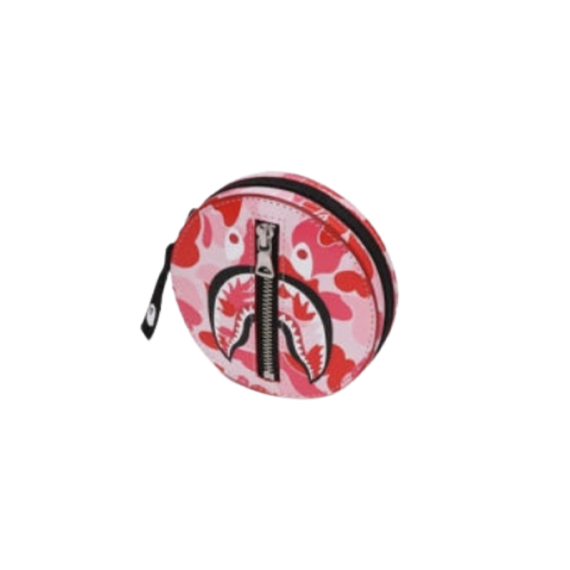 베이프 ABC 카모 샤크 코인 케이스 핑크(BAPE ABC Camo Shark Coin Case Pink)