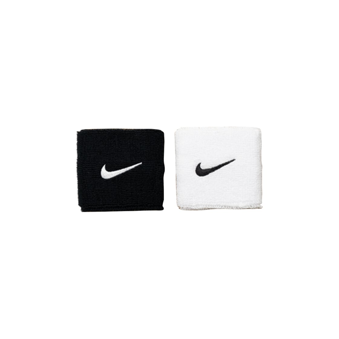 II5301-036 Nike Swoosh Classic Wristbands Black White