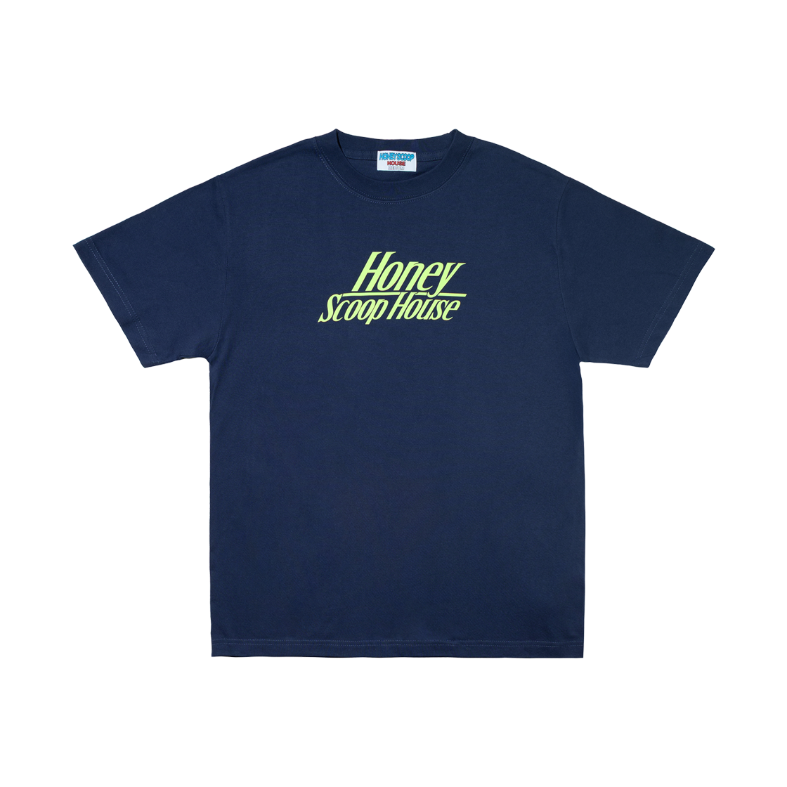 허니스쿱하우스 RC 로고 티 인디고(Honey Scoop House RC Logo Tee Indigo)
