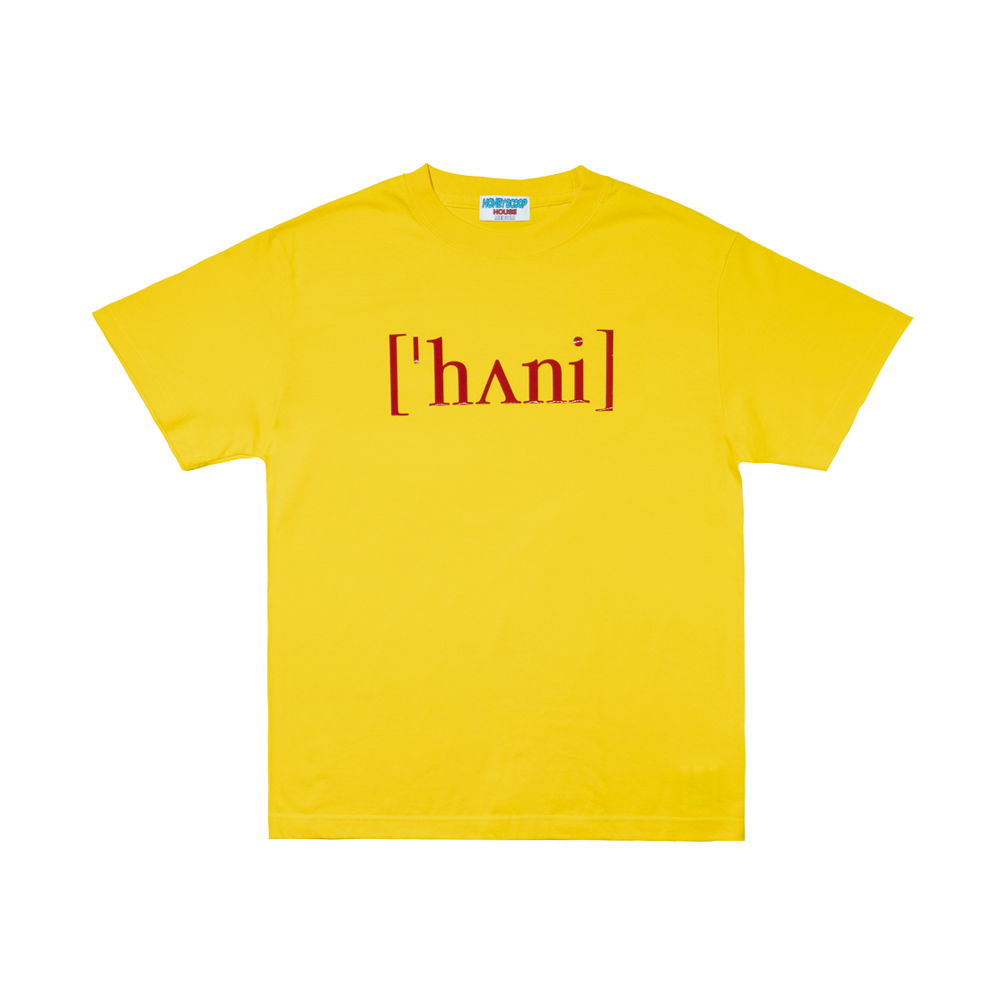 허니스쿱하우스 허니 포네틱 티 옐로우(Honey Scoop House Honey Phonetic Tee Yellow)