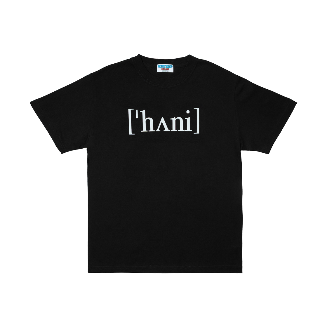 허니스쿱하우스 허니 포네틱 티 블랙(Honey Scoop House Honey Phonetic Tee Black)