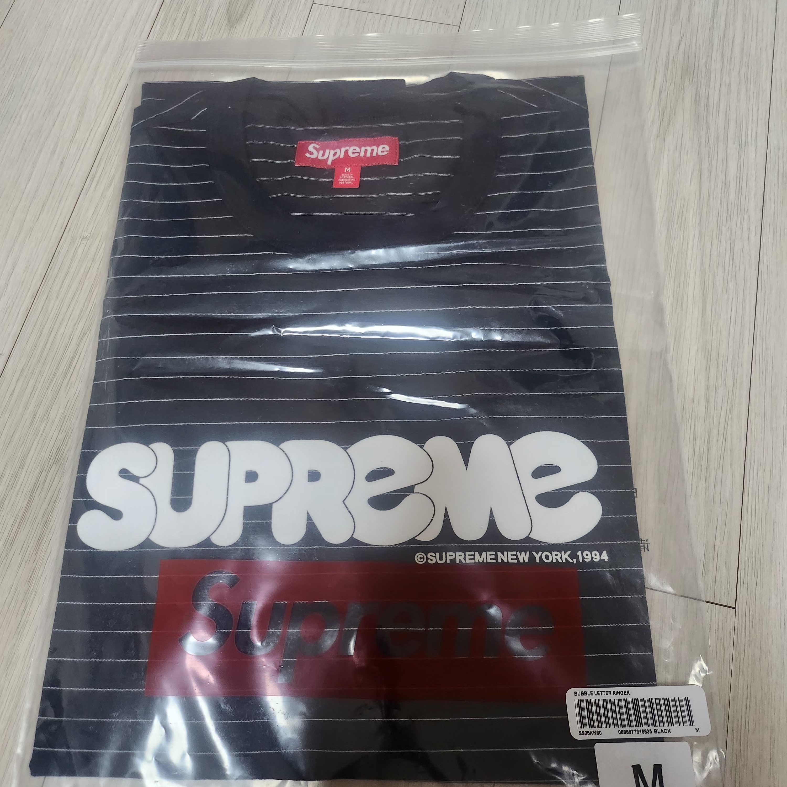 Supreme Bubble S/S Top Black - 25SS 착용 스타일