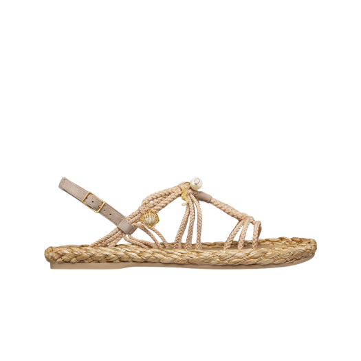 KCO315WJU-S27U (W) Dior Dioriviera Ocean Sandal Cream