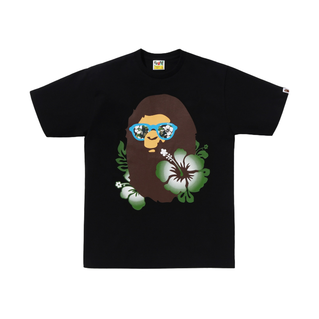 - BAPE ABC Resort Camo Ape Head T-Shirt Black